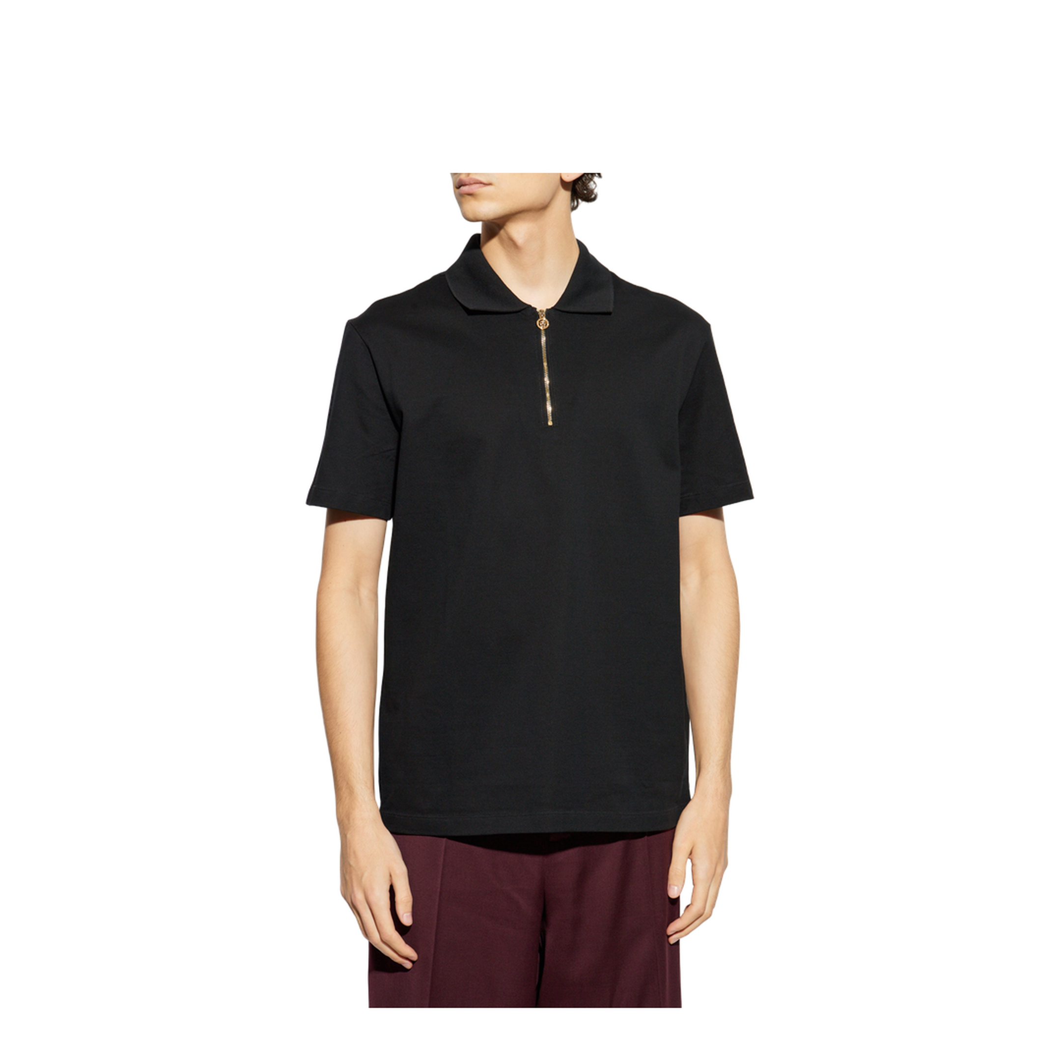 Cotton Polo Black