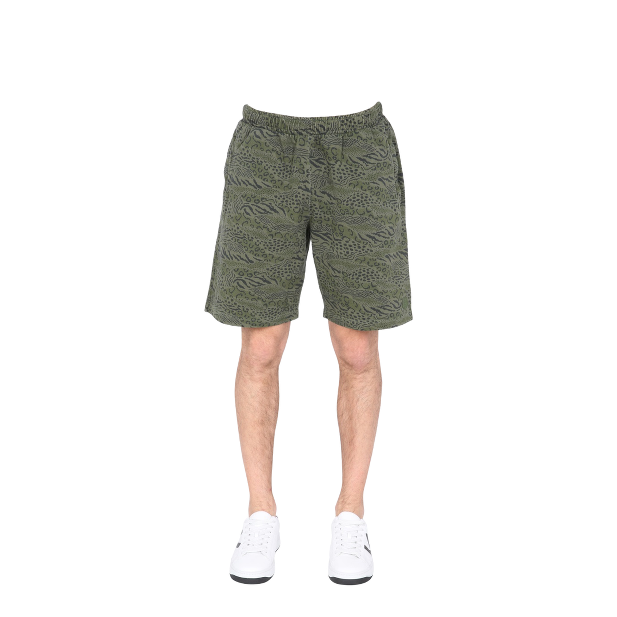 MAYFEYR - Kenzo - Bermuda With Animal Print - FB65PA7284ML51