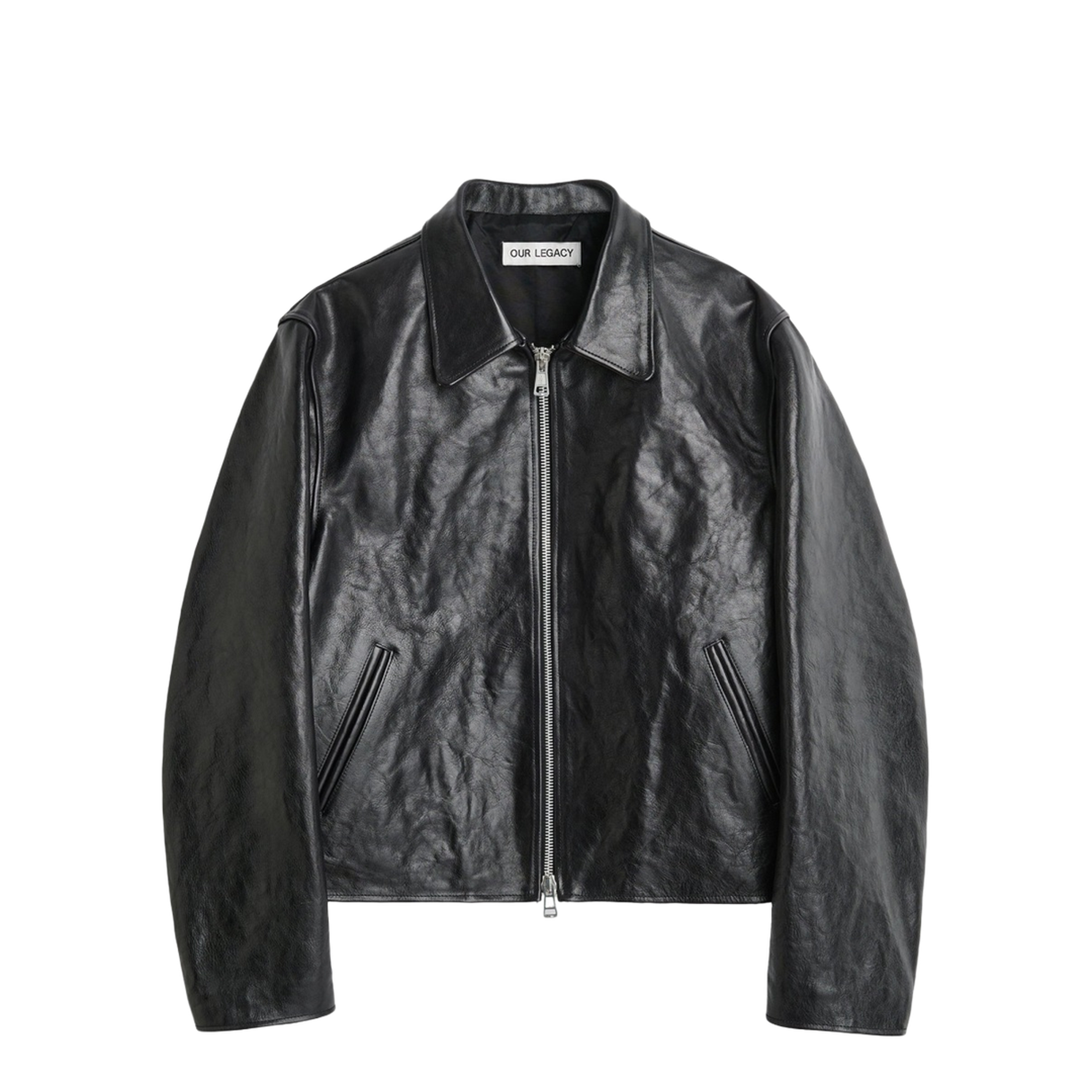 MAYFEYR - Our Legacy - Mini Leather Jacket - M4239MTDTOPDYEDBLACKLEATHER