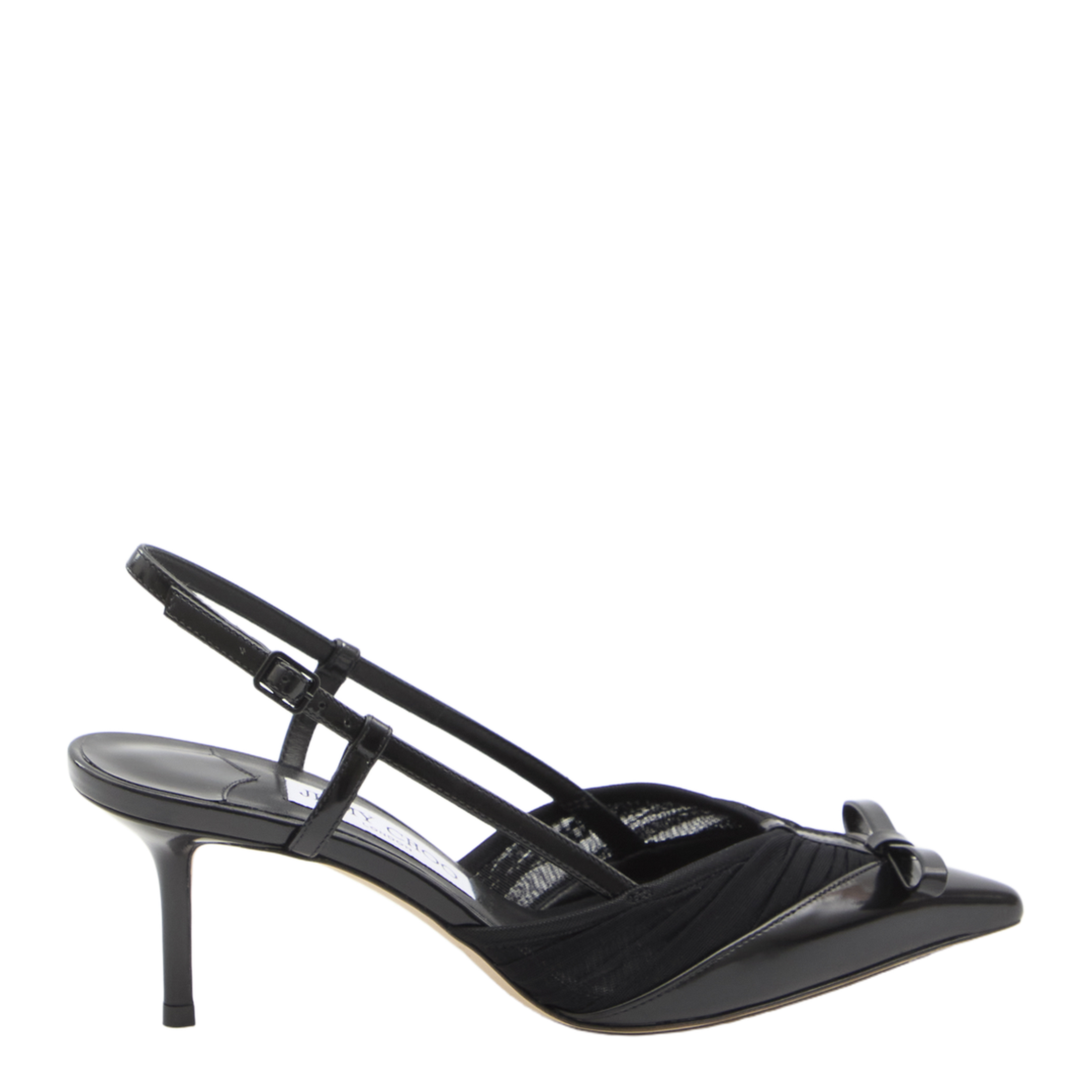 Mesh Slingback Pumps