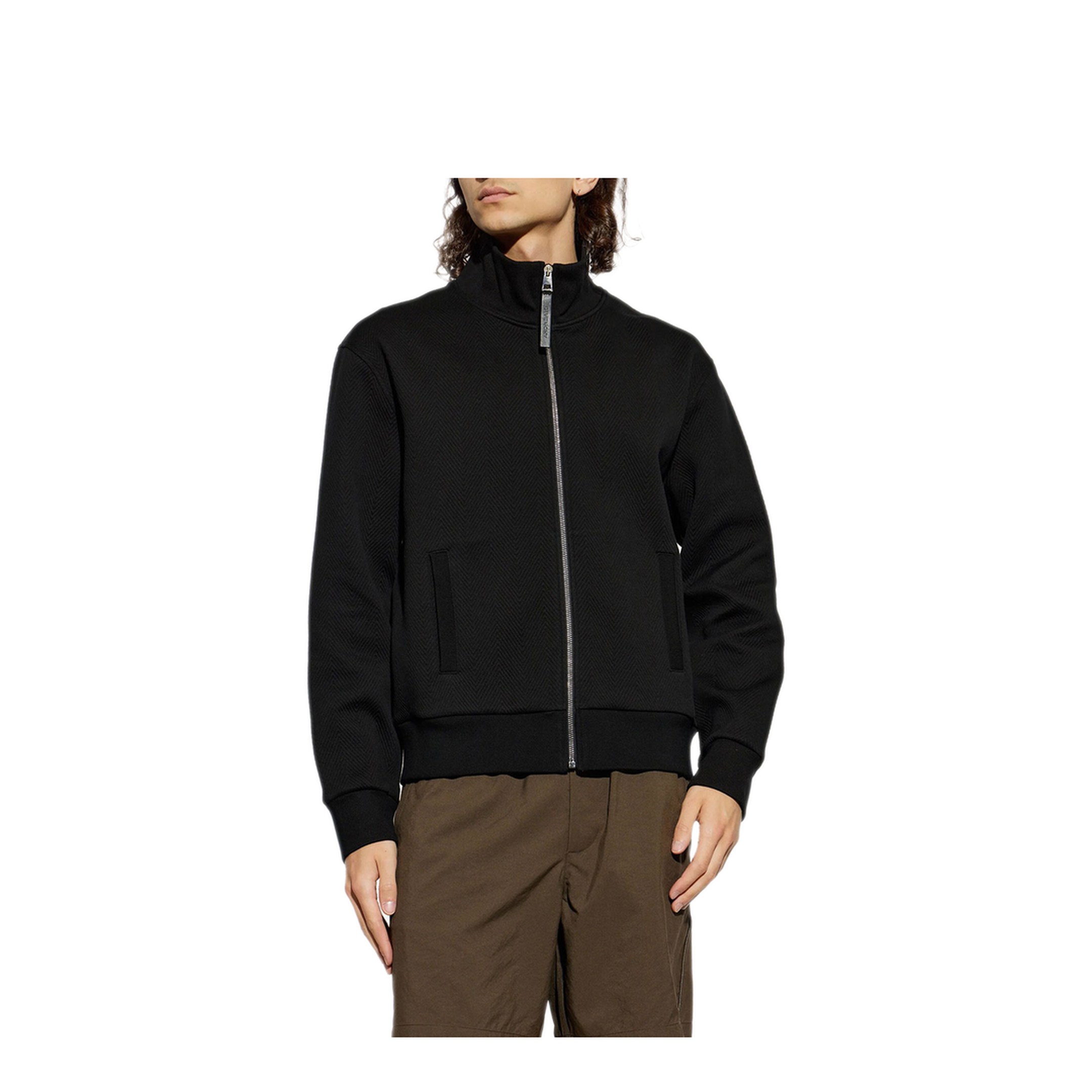 MAYFEYR - Givenchy - Chevron Motif Jacquard Sweatshirt - BMJ0PV3YT9001
