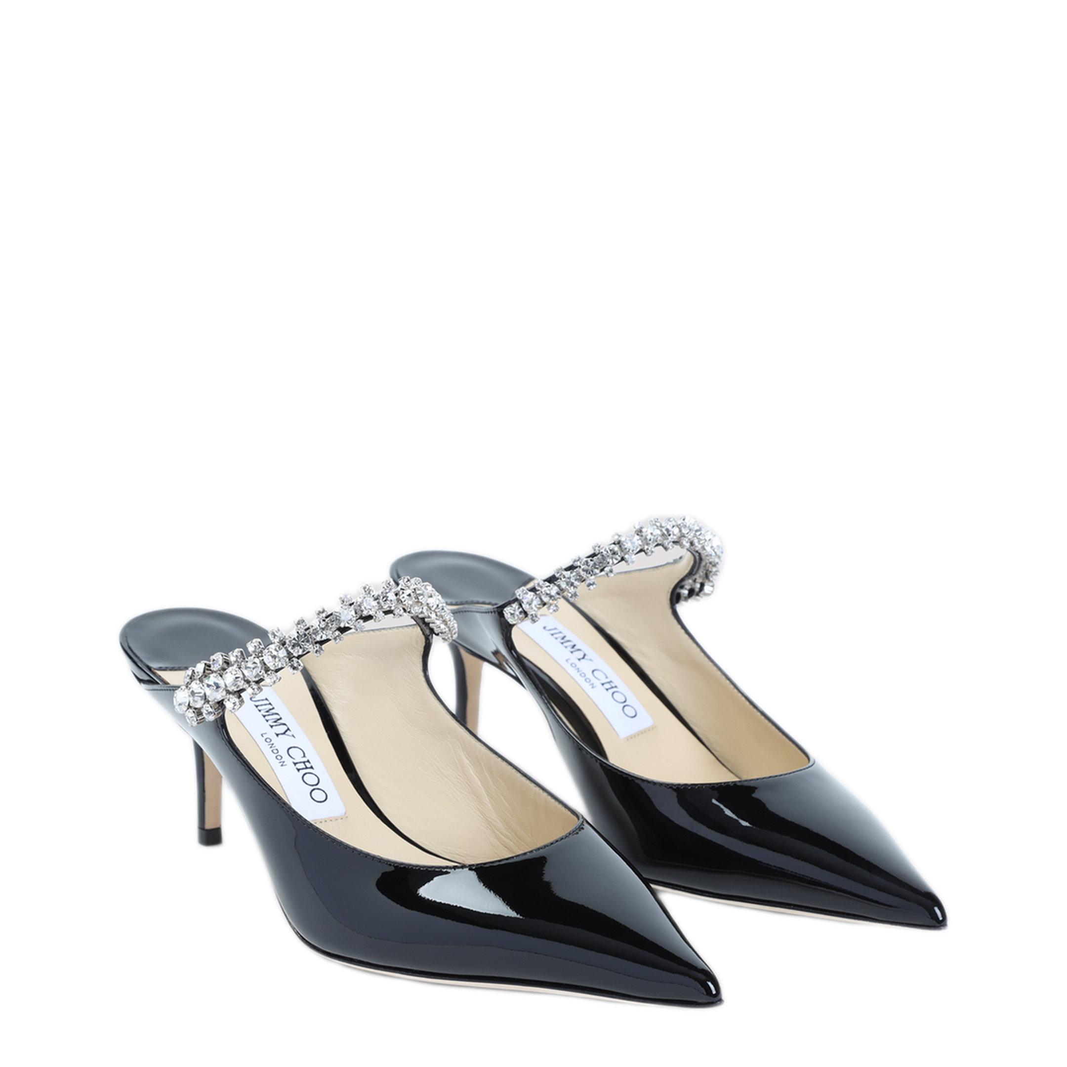 MAYFEYR - Jimmy Choo - Bing 65 Mules - BING65PATBLACK