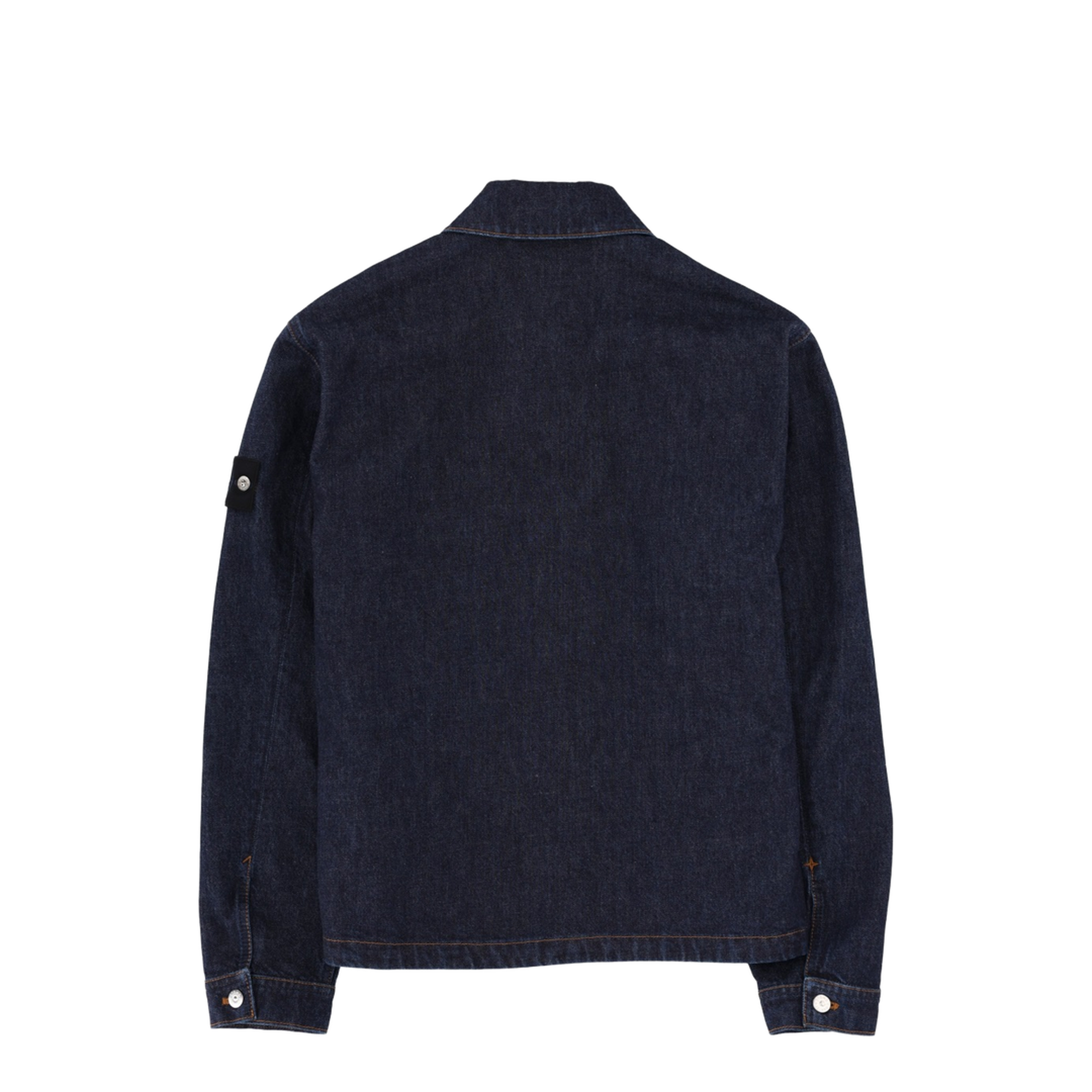 Denim Jacket with Logo Patch