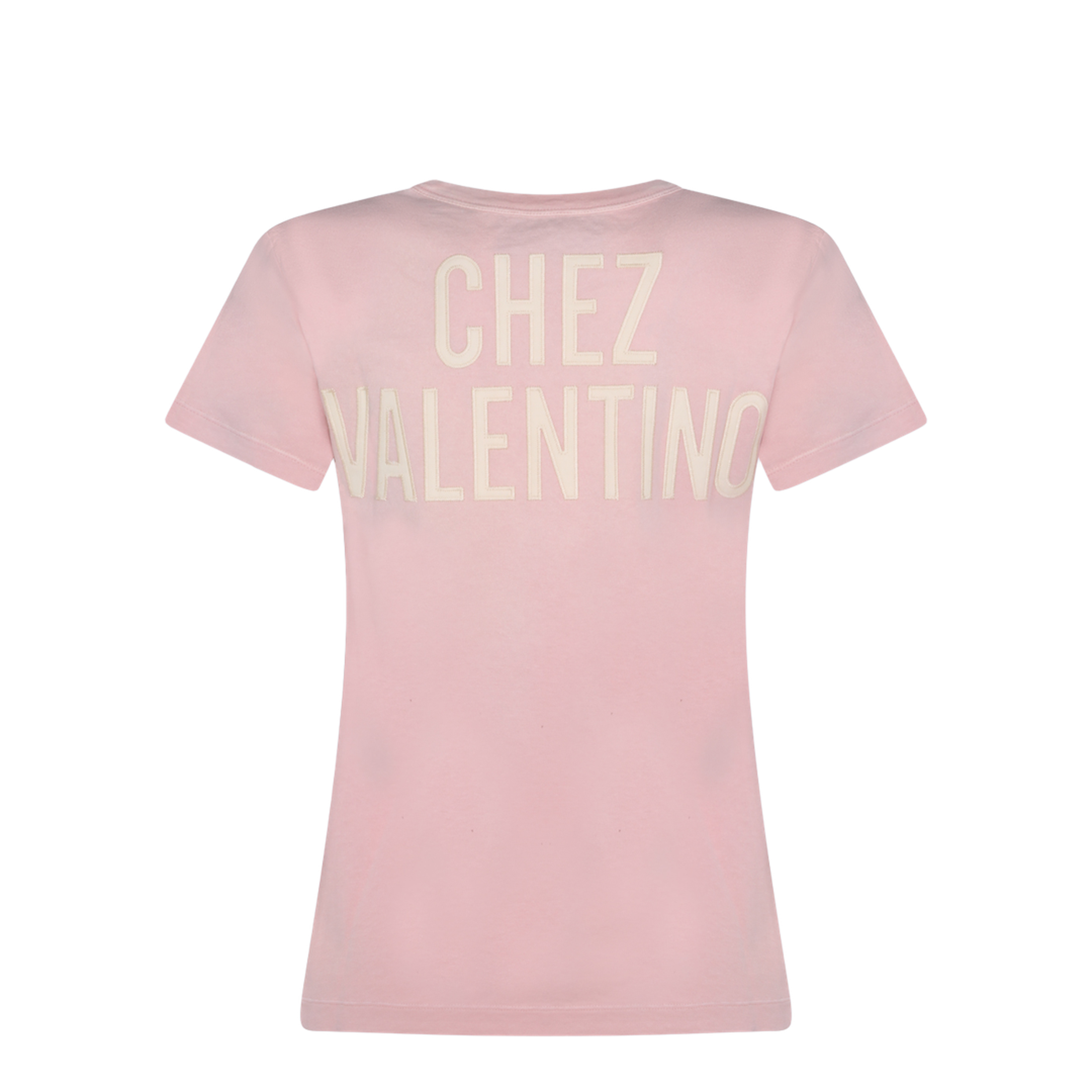 Printed Cotton T-Shirt Pink
