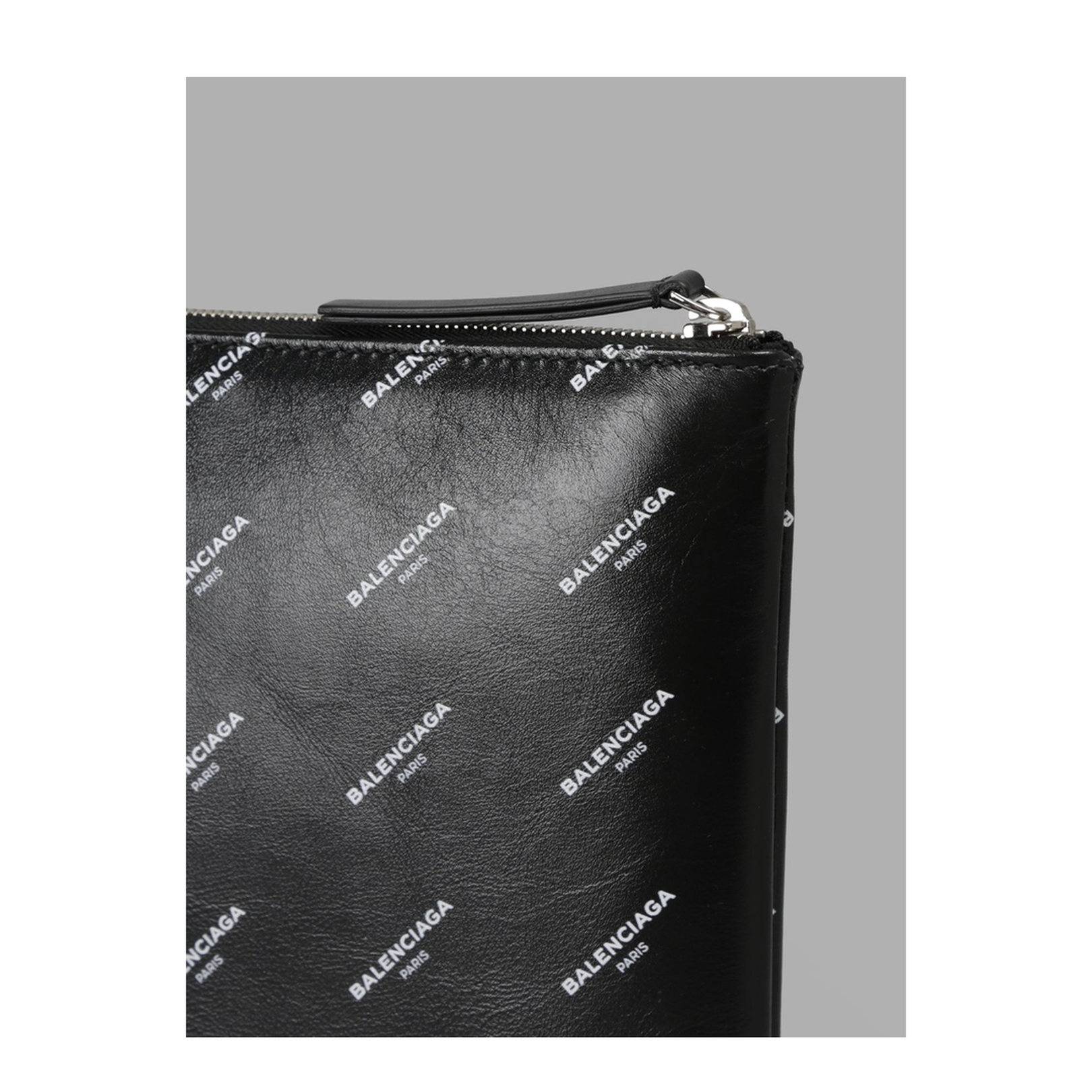 Logo Pattern Clutch Bag