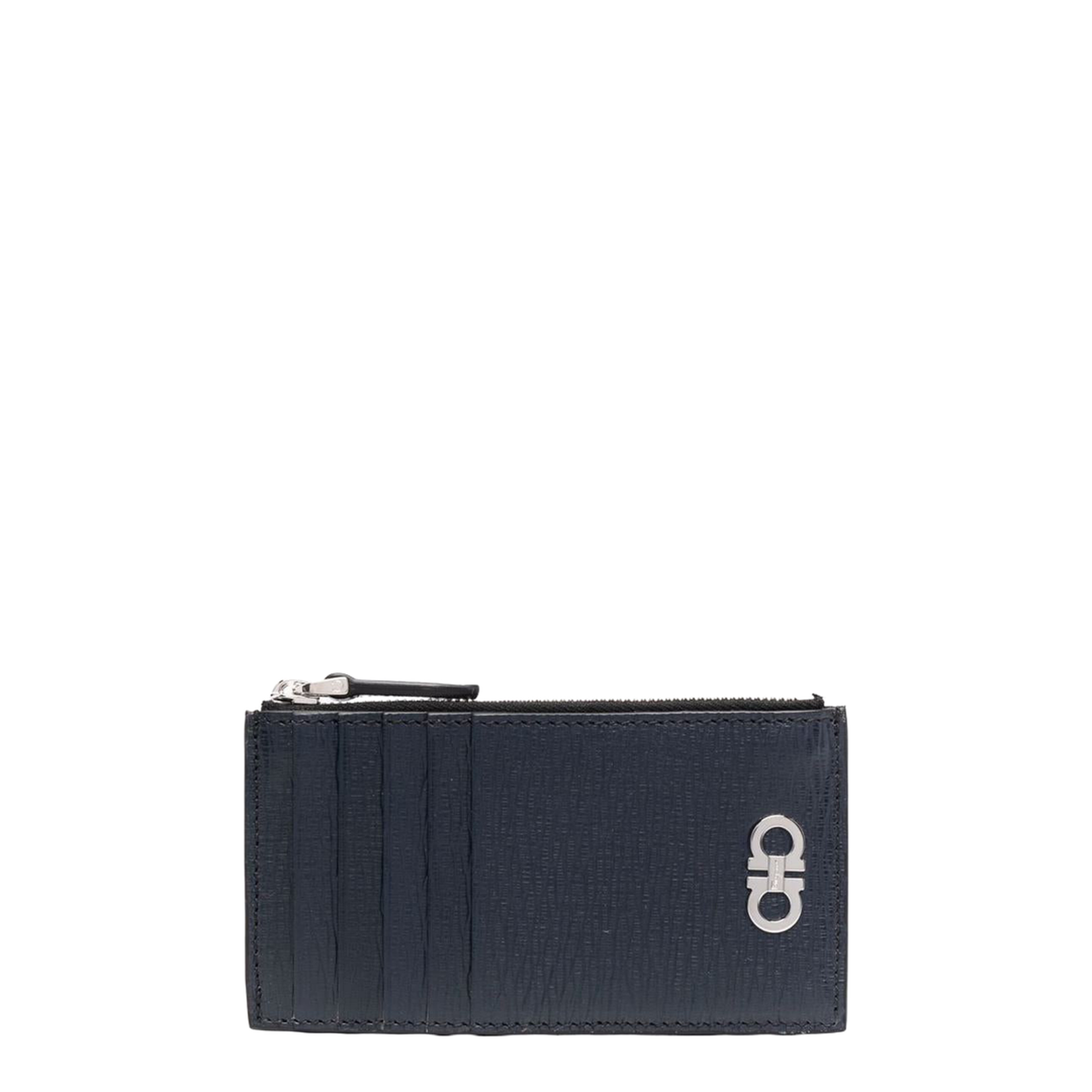 Gancini Leather Credit Card Case
