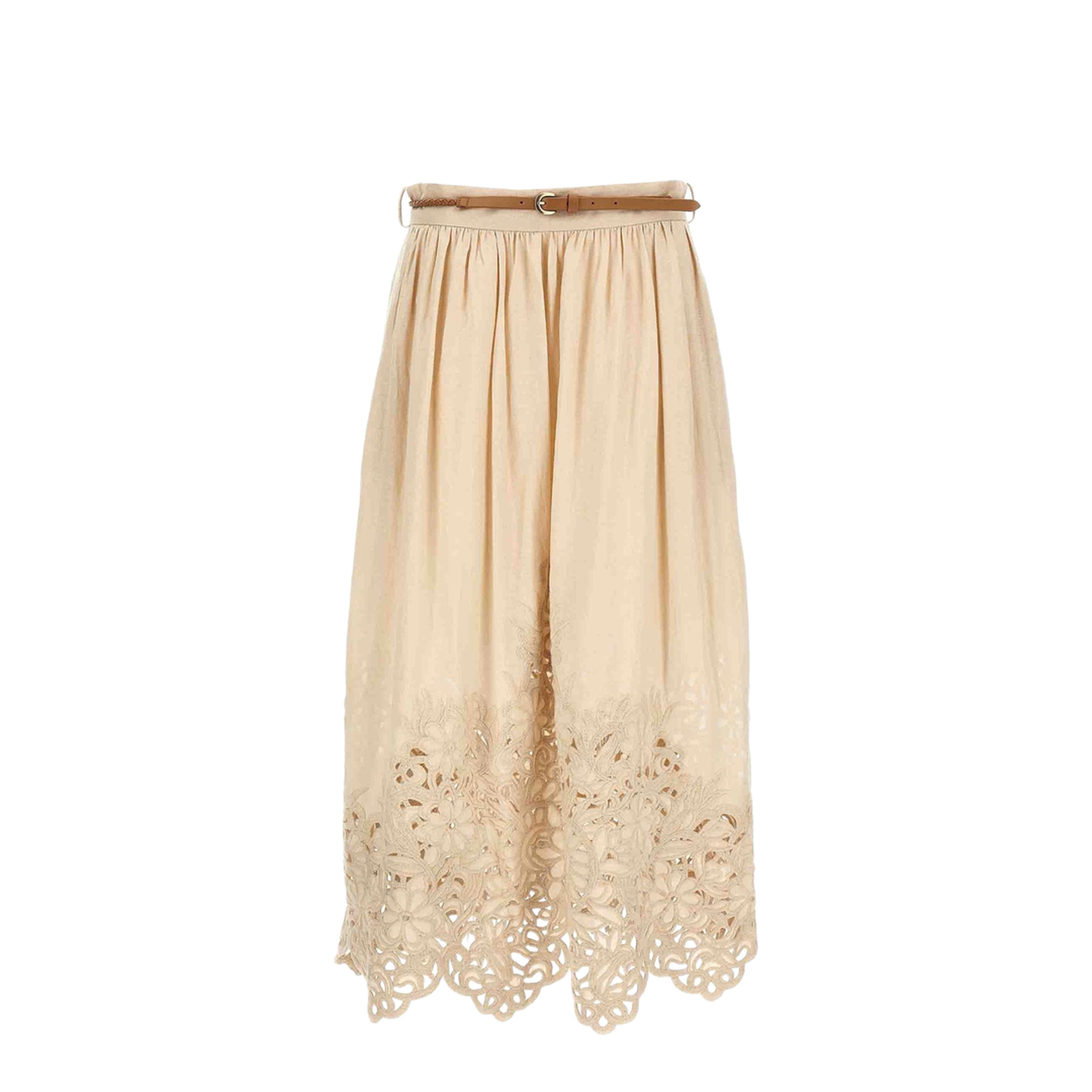 Wylie Embroidered Midi Skirts