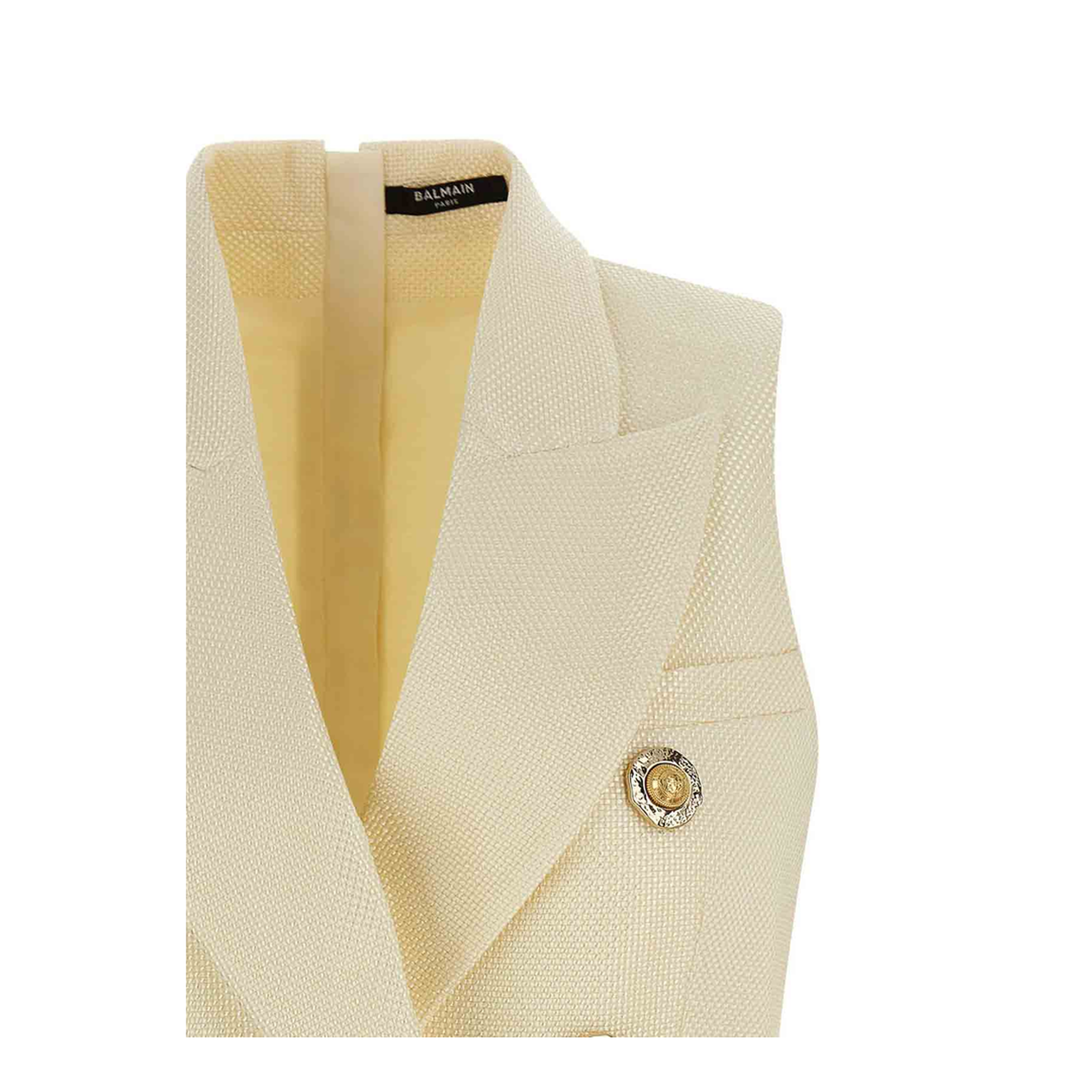 Gold and Gold Coin Vest Cream