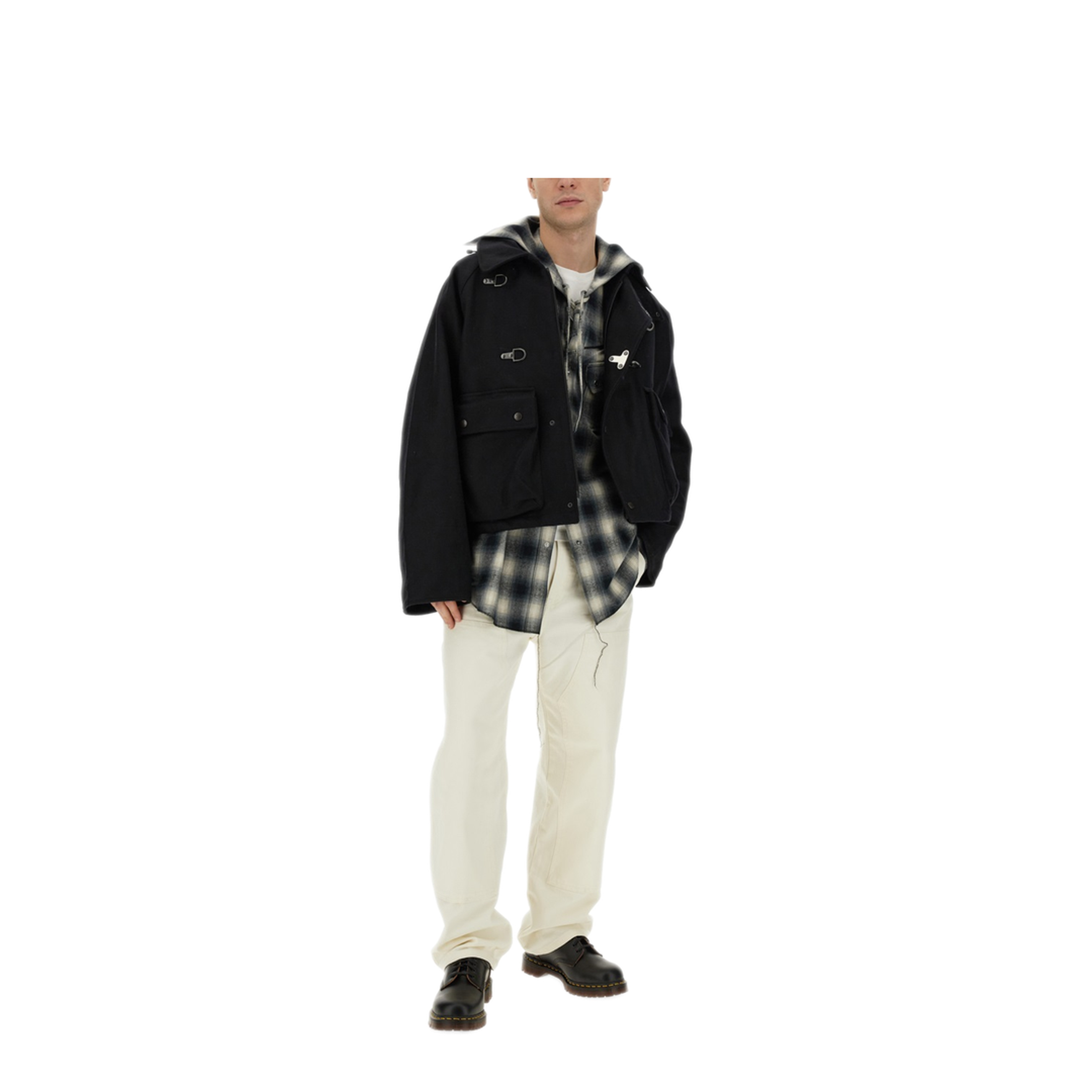 MAYFEYR - AïE - Cotton Shirt - NS946ABLACKWHITE