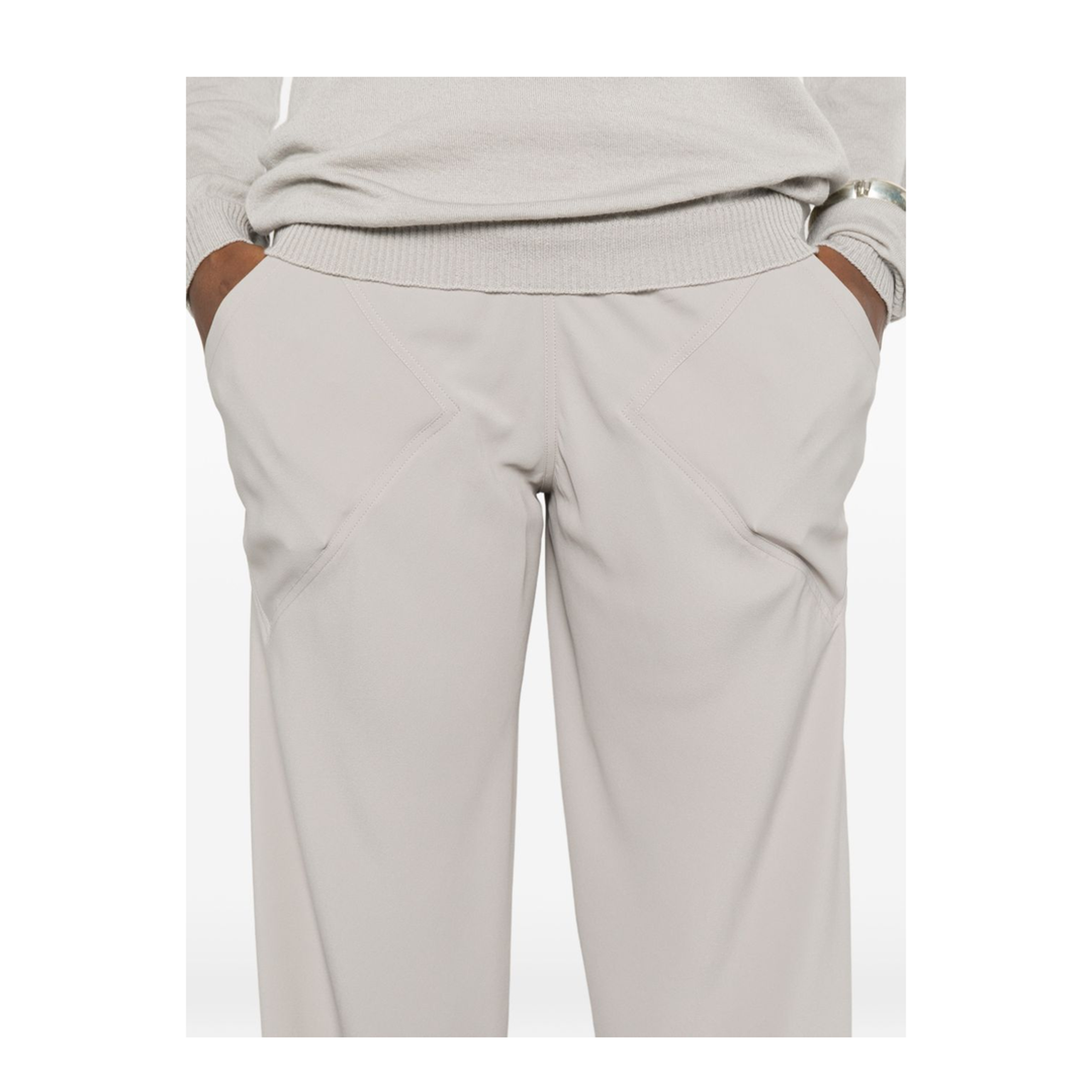MAYFEYR - Rick Owens - Trousers White - RP01F6301CC08