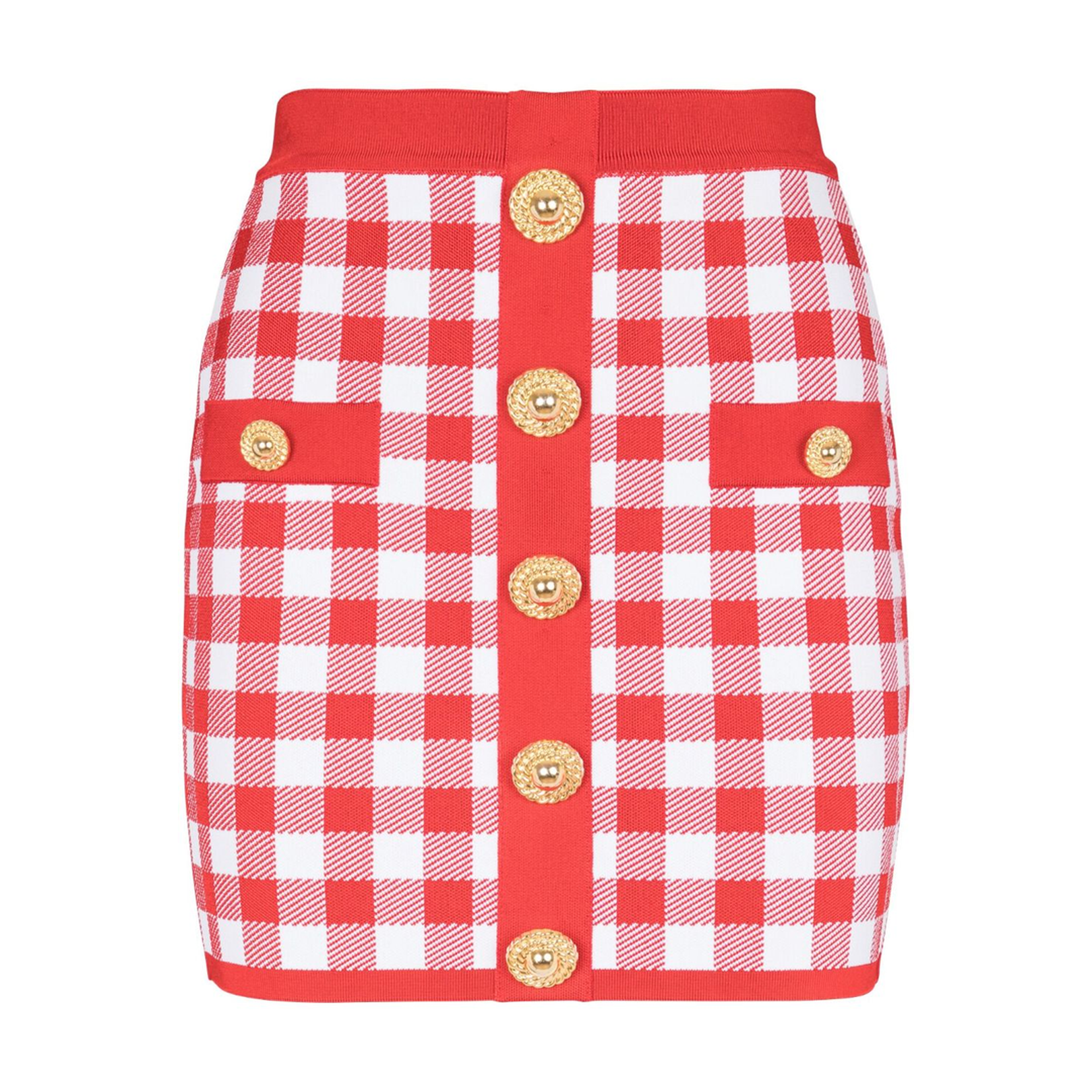 Gingham Mini Skirt