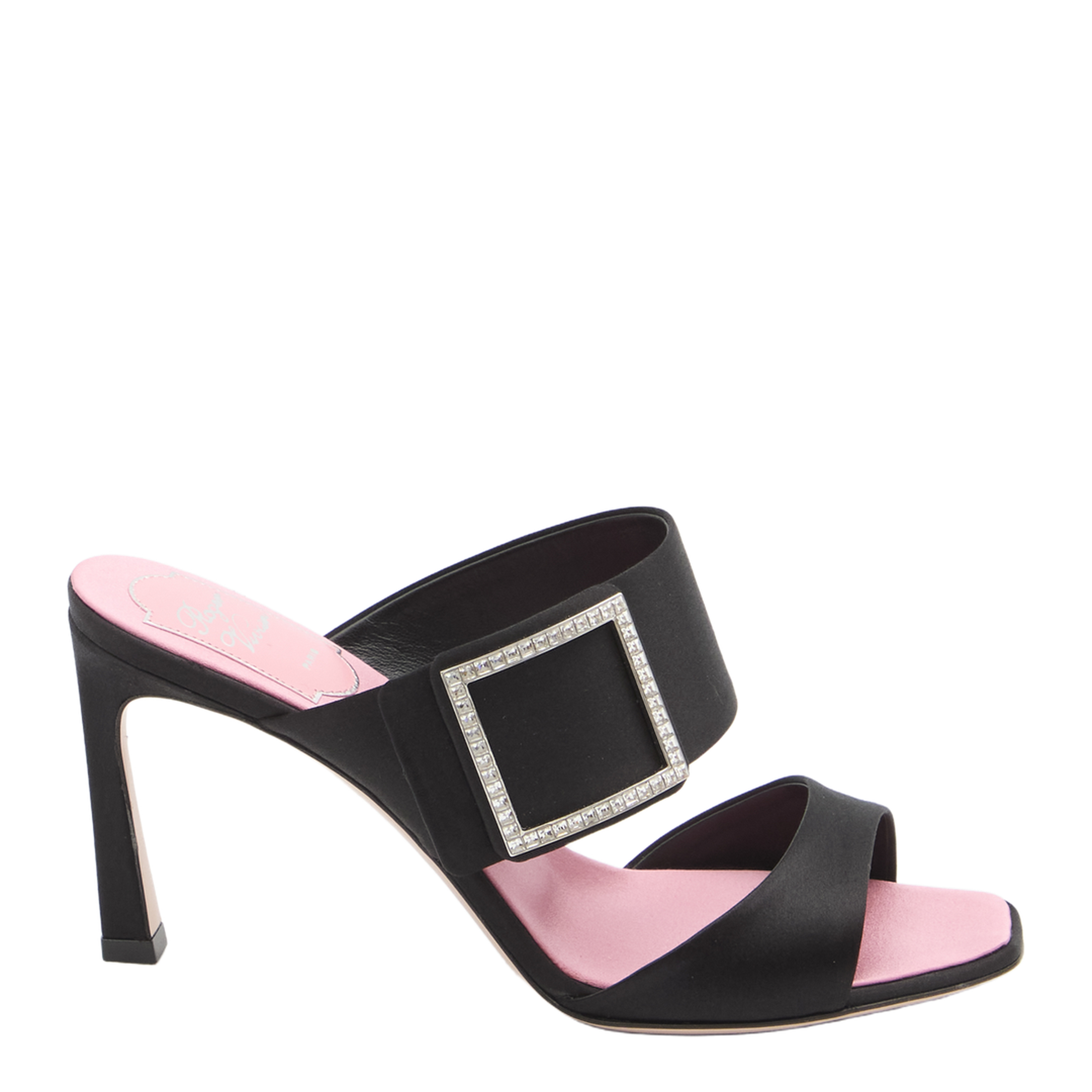 Trompette satin mules