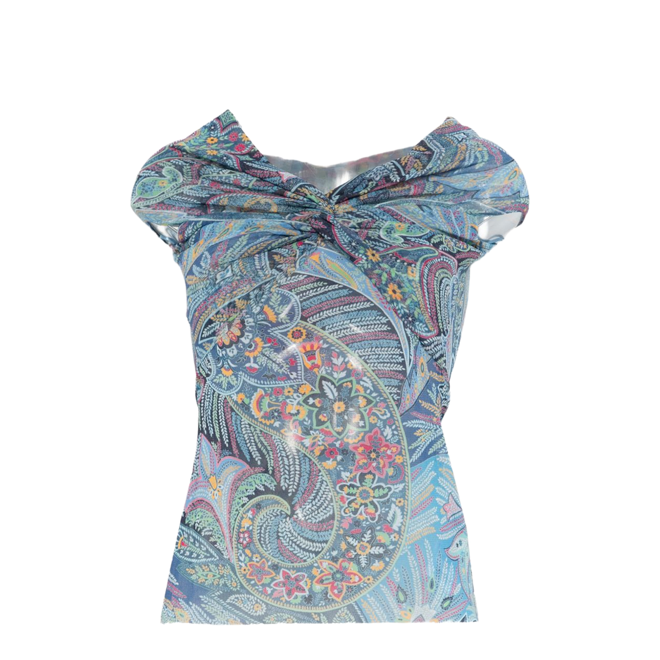 Women's Pattern Top Blue