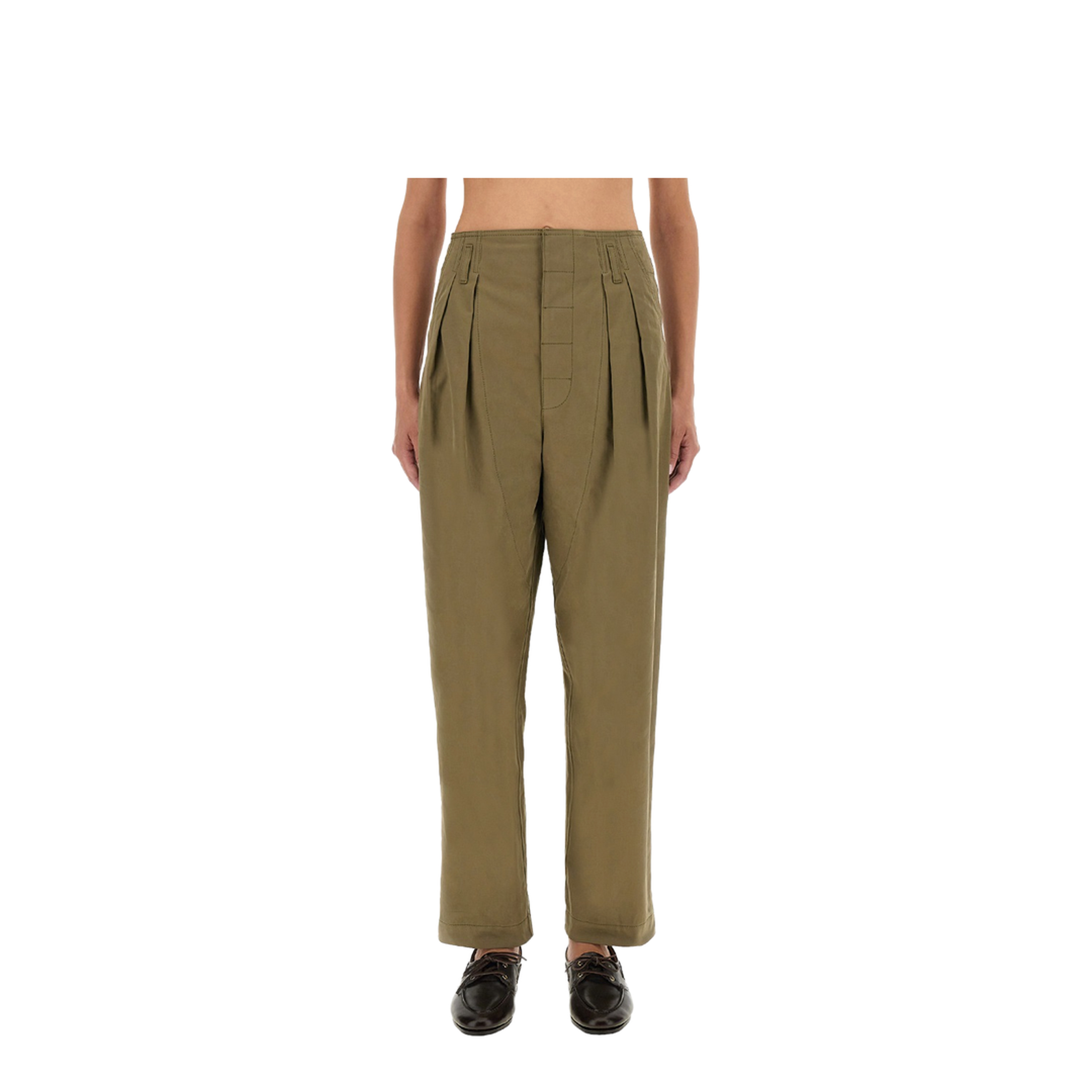 Tailored Pants With Pleats