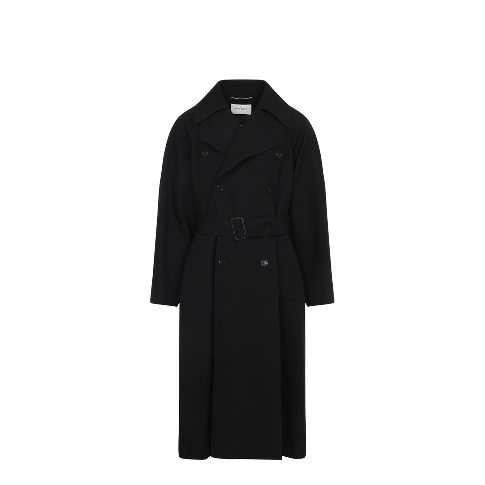 Long Coat in Grain de Poudre