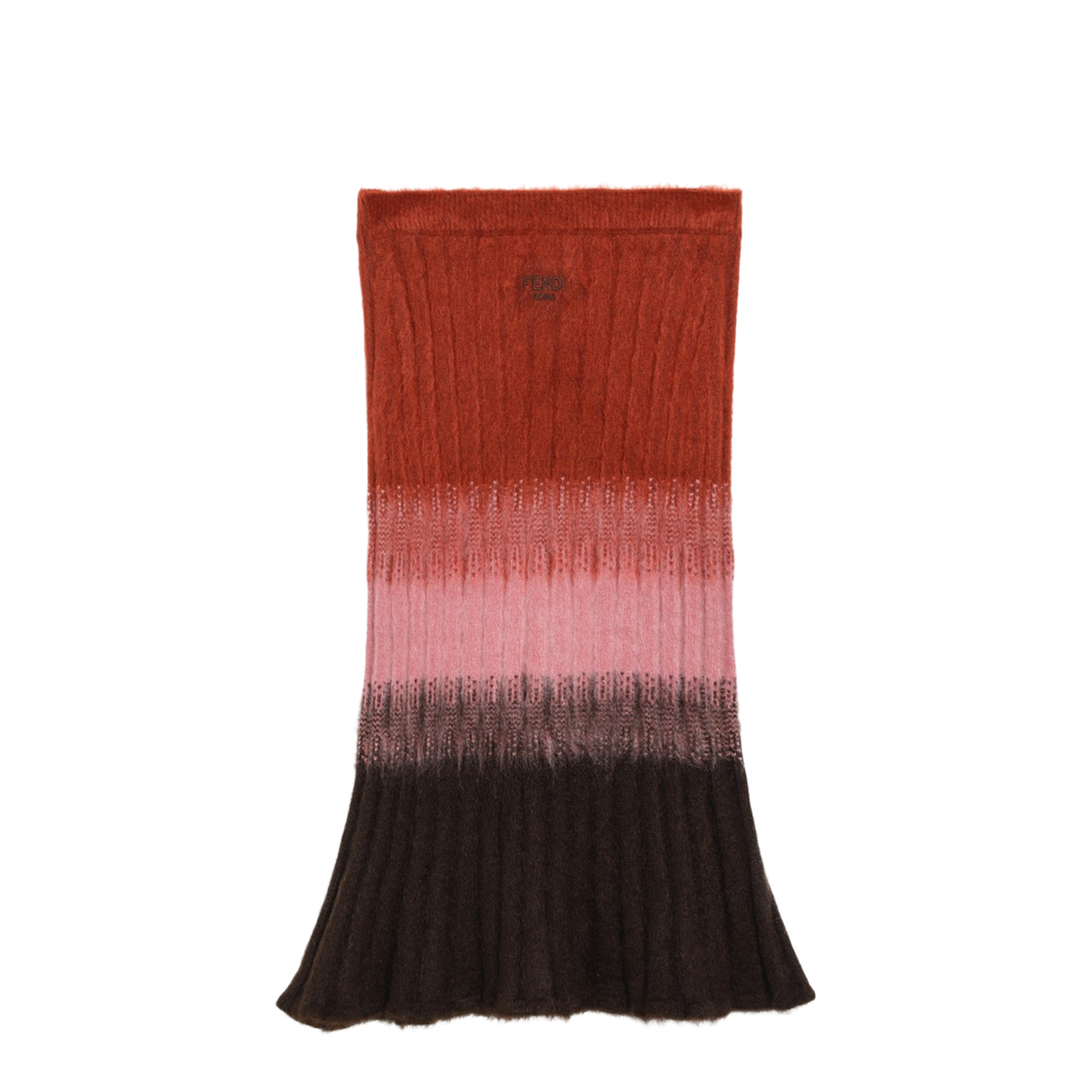 Multicoloured Mohair and Wool Skirt