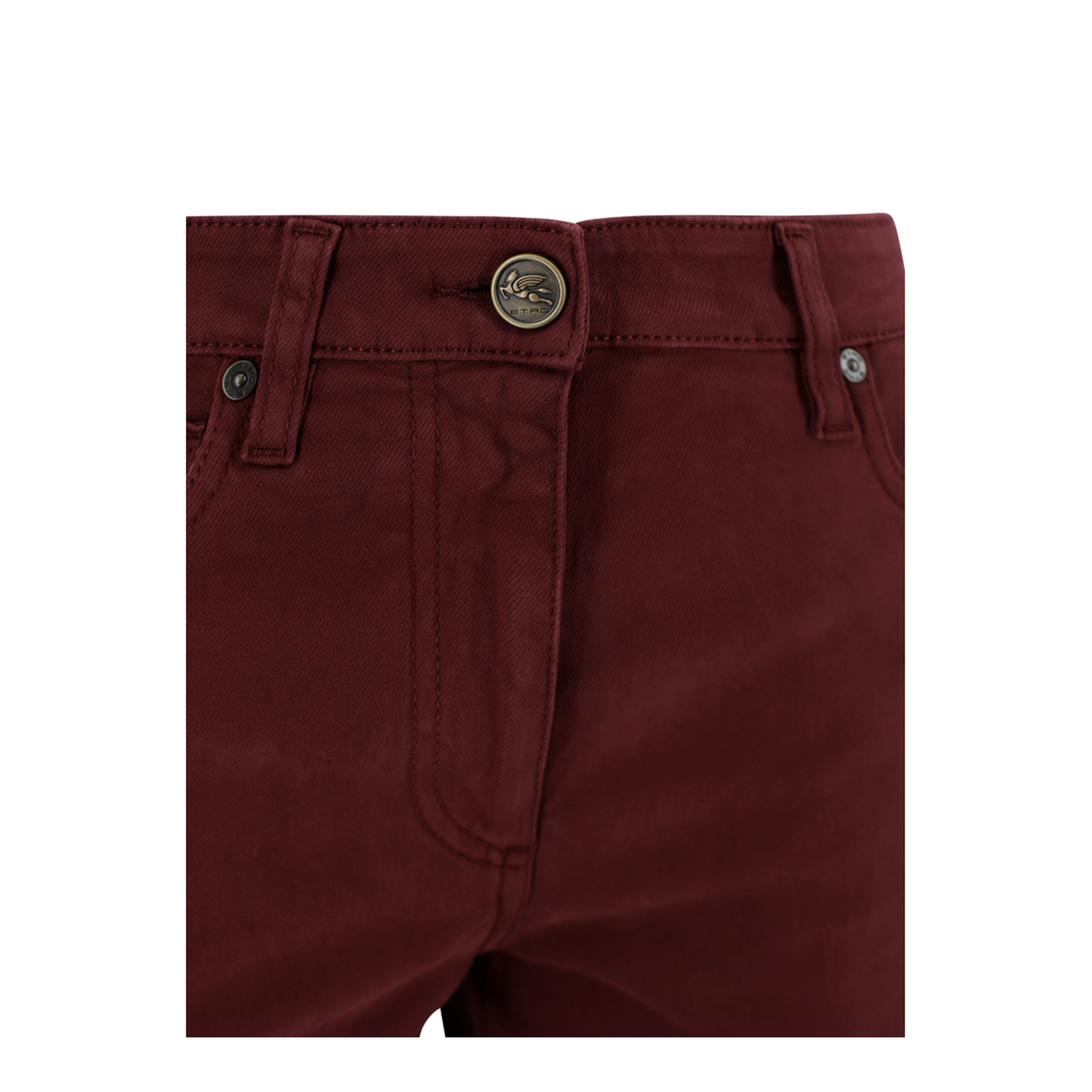 Paisley-Printed Flared Pants