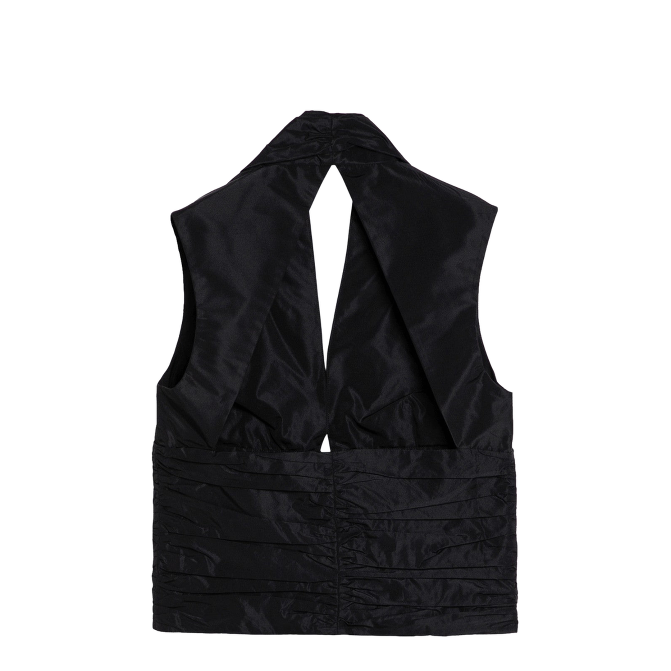 MAYFEYR - Patou - Black Zipped Waistcoat - TO0460011PL999B