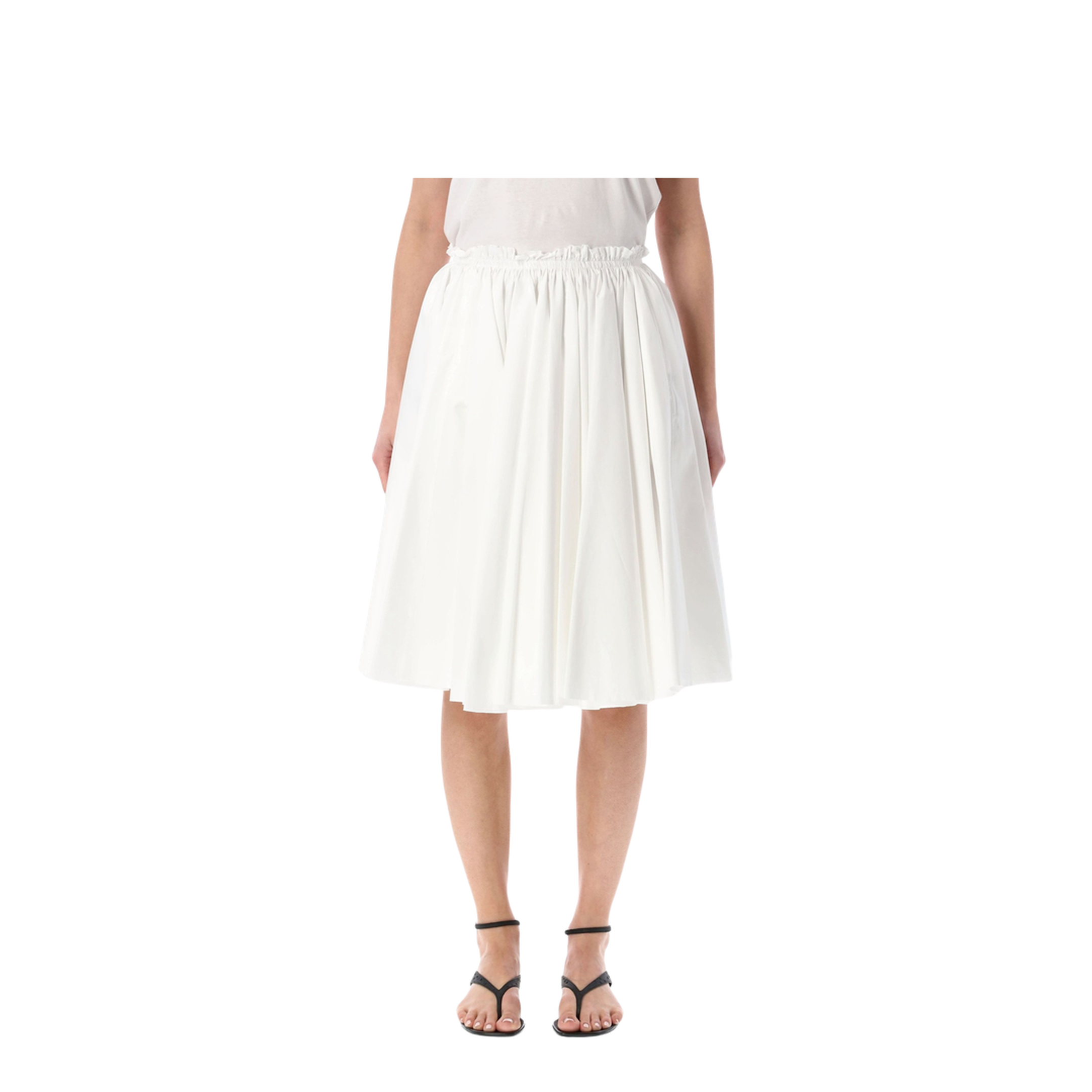 White Cotton Skirt