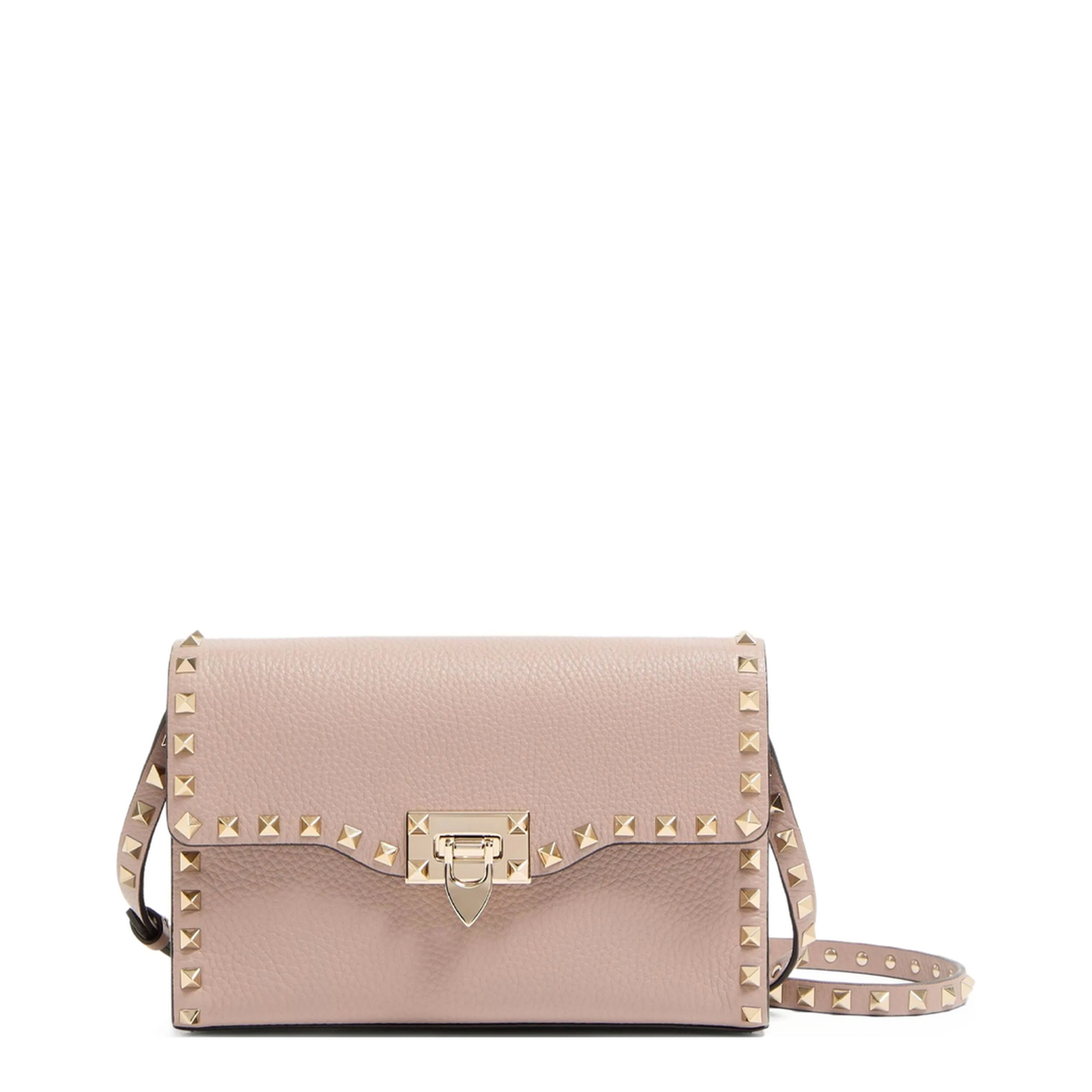 MAYFEYR - Valentino - Rockstud Small Garnet Calfskin Crossbody Bag - WB0181VSF