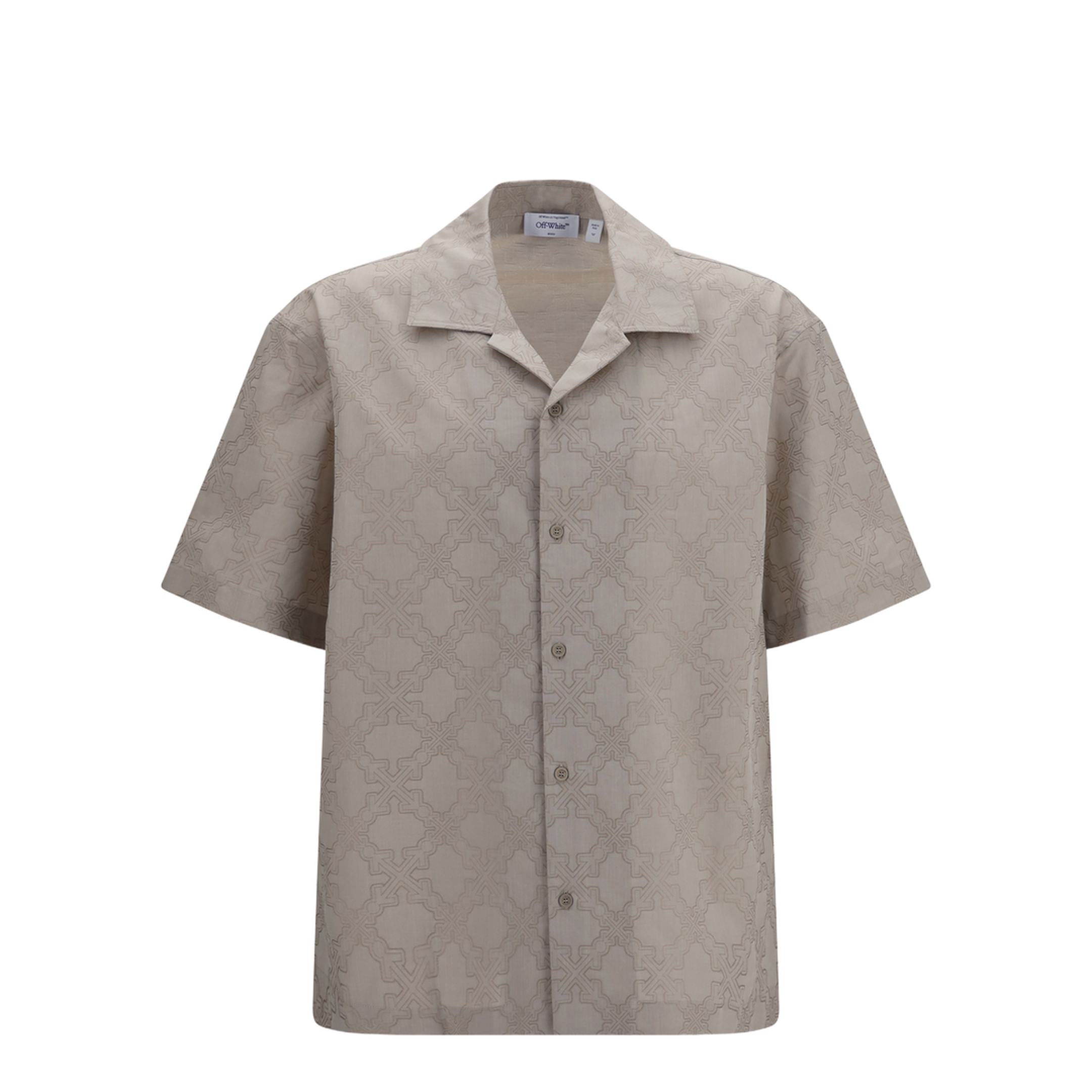 MAYFEYR - Off-White - Arrow Monogram Shirt - OMGG01QF26FAB00400