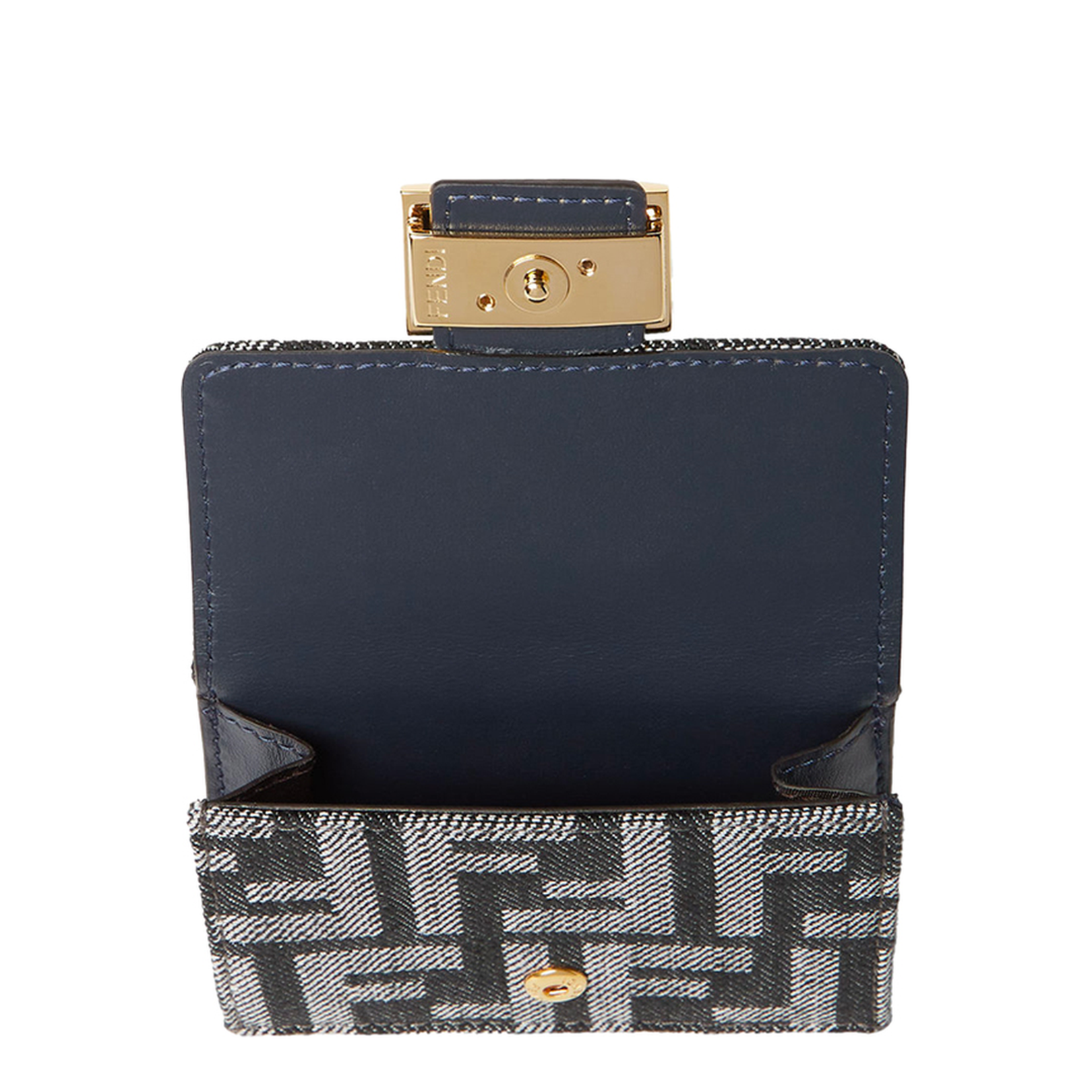 Baguette Micro Trifold Fabric Blue