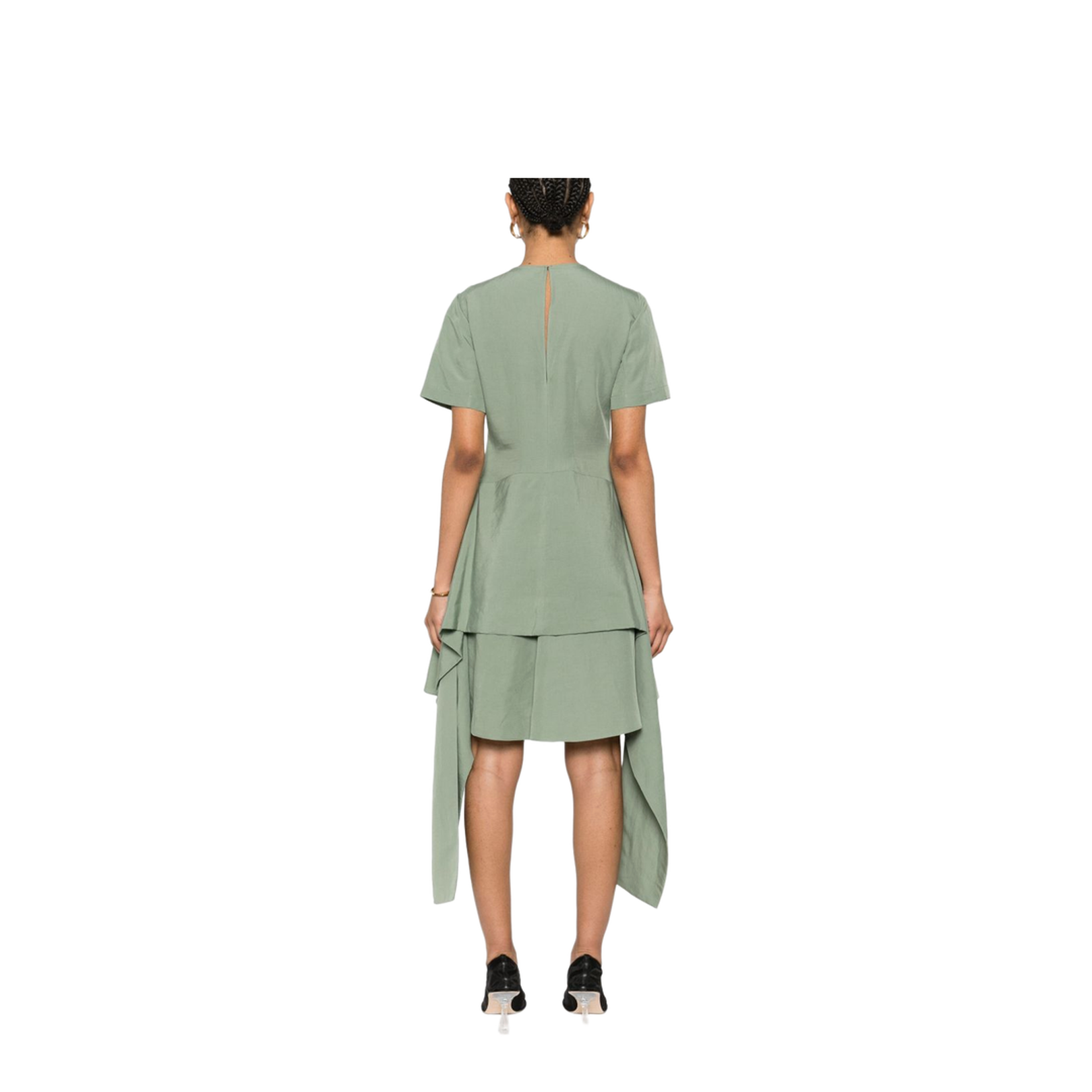 Pebble Linen Blend Short Dress