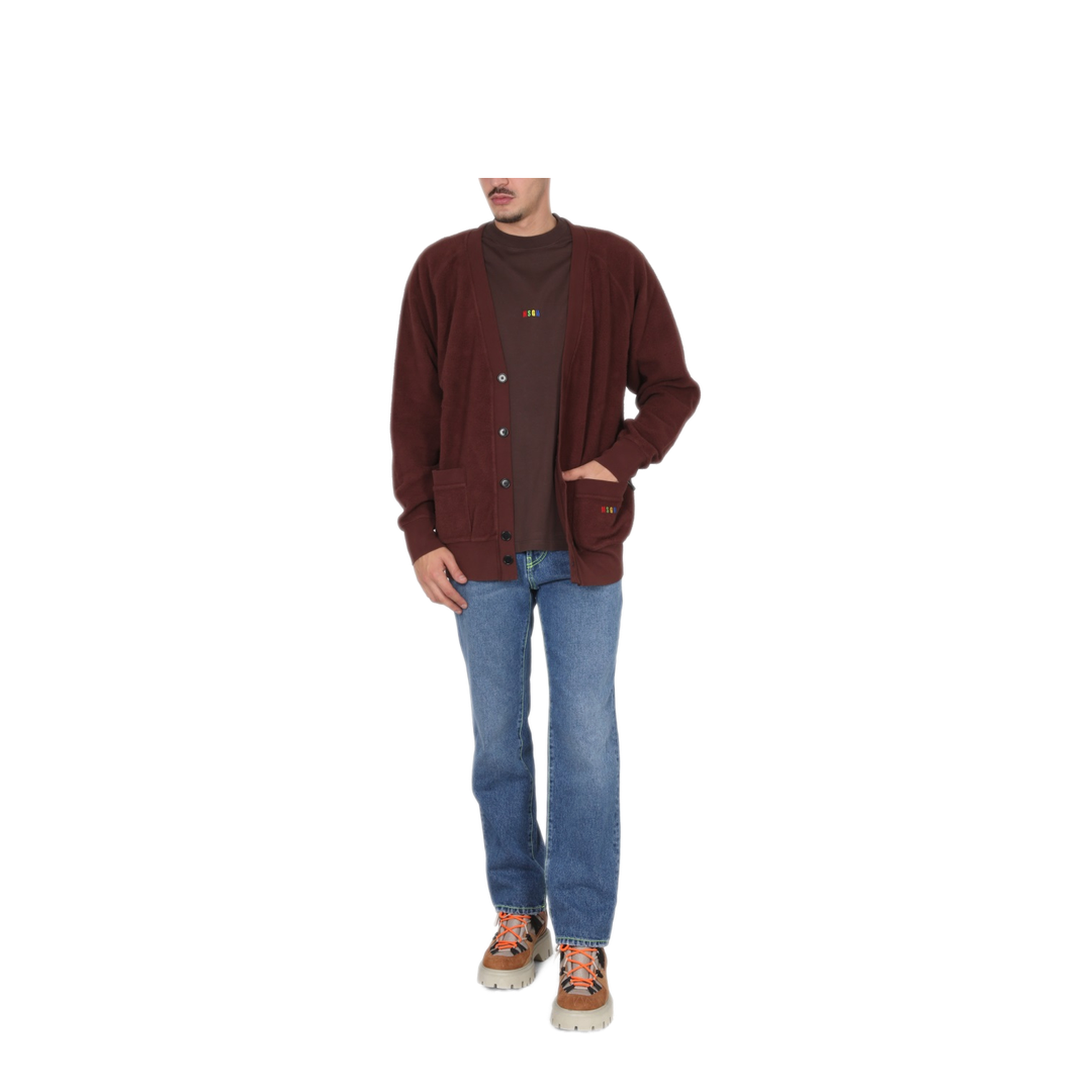 MAYFEYR - MSGM - V Neck Cardigan - 3340MM8322758530