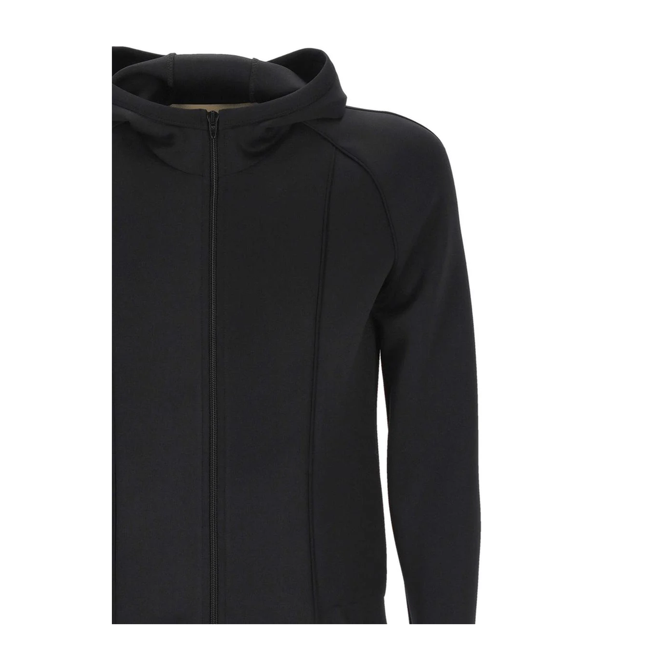 Black Neoprene Sweatshirt