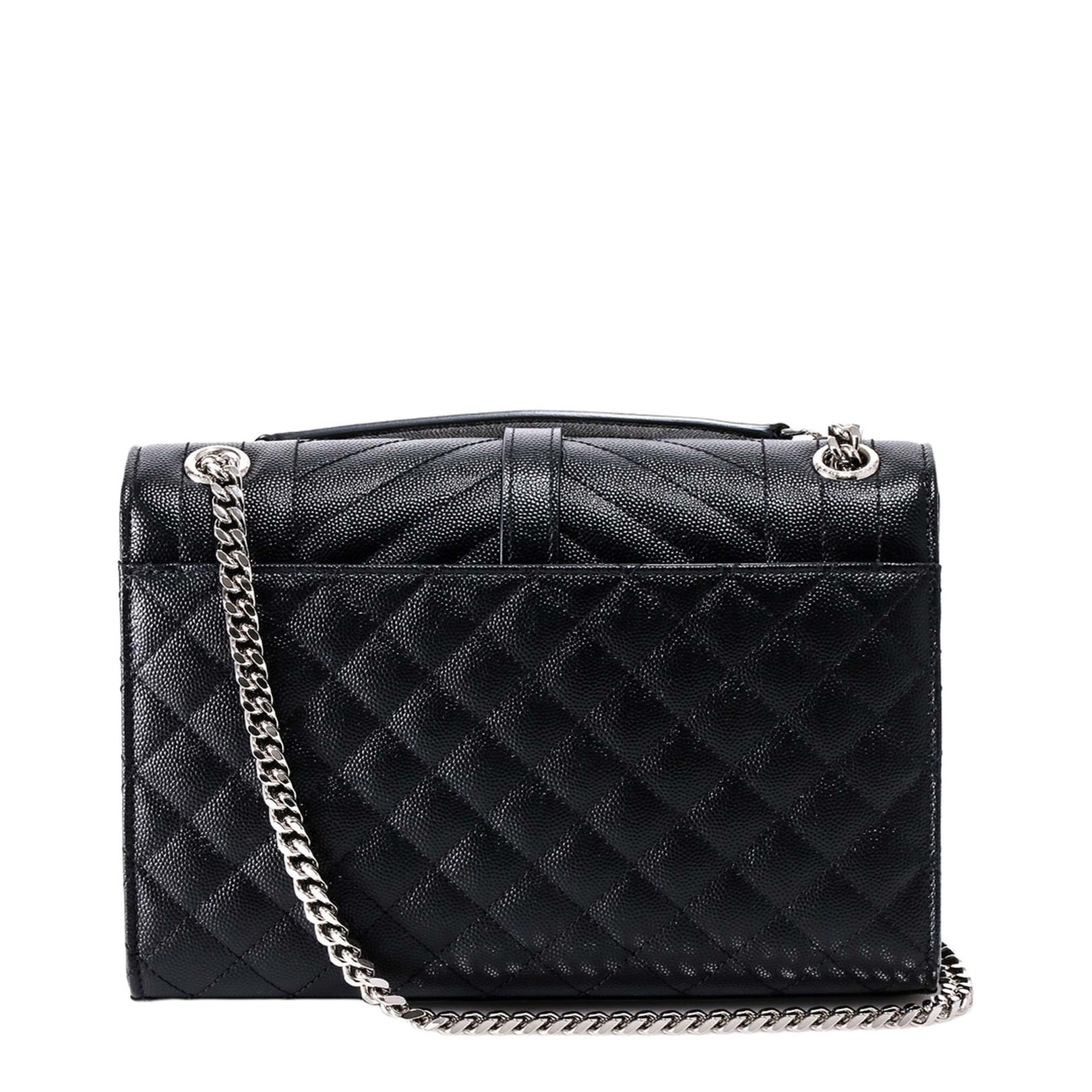 Loulou Large Leather Crossbody Bags - Black