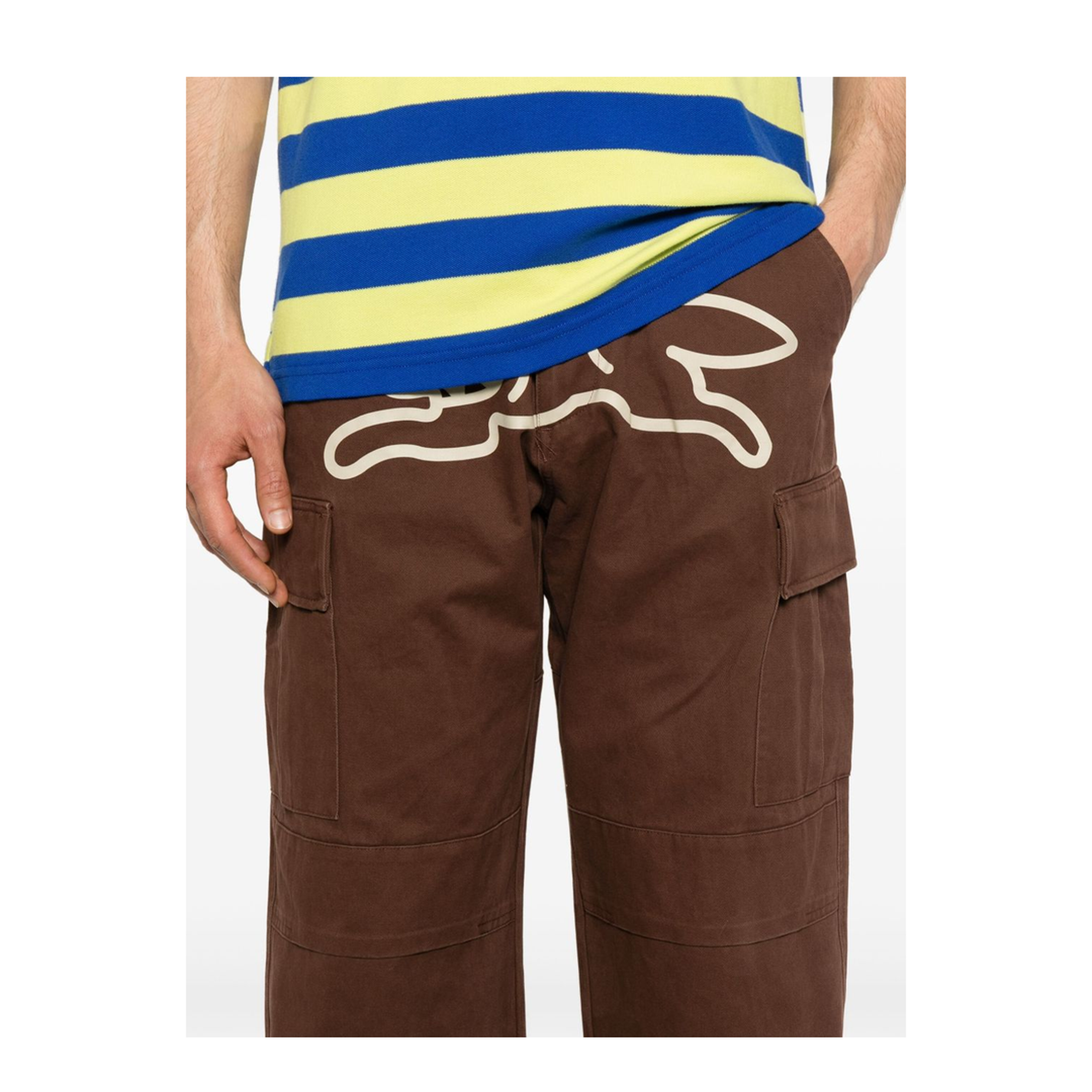 MAYFEYR - Icecream - Running Dog Cargo Trousers - IC25113BROWN