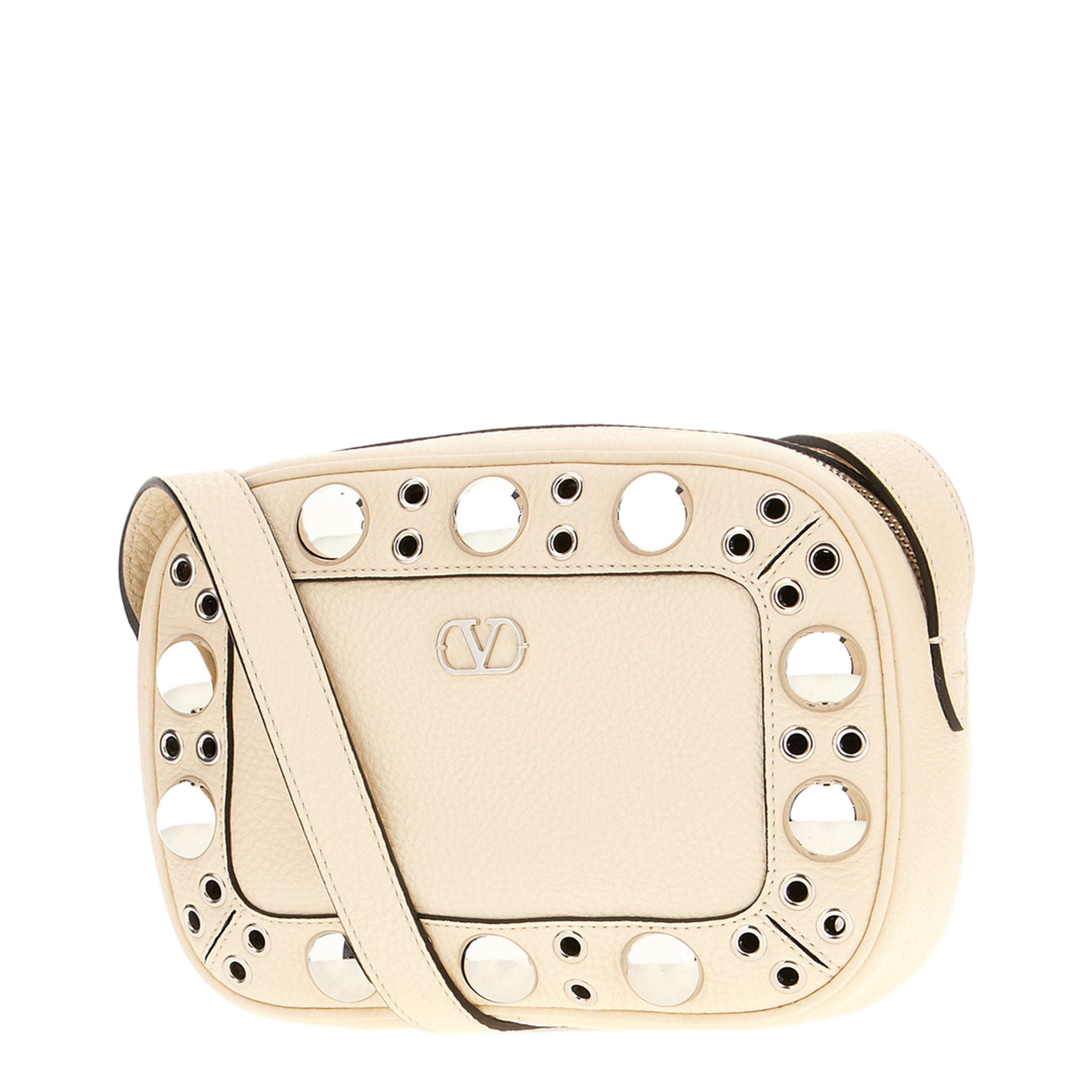 Ivory Leather Nellcôte Crossbody Bag