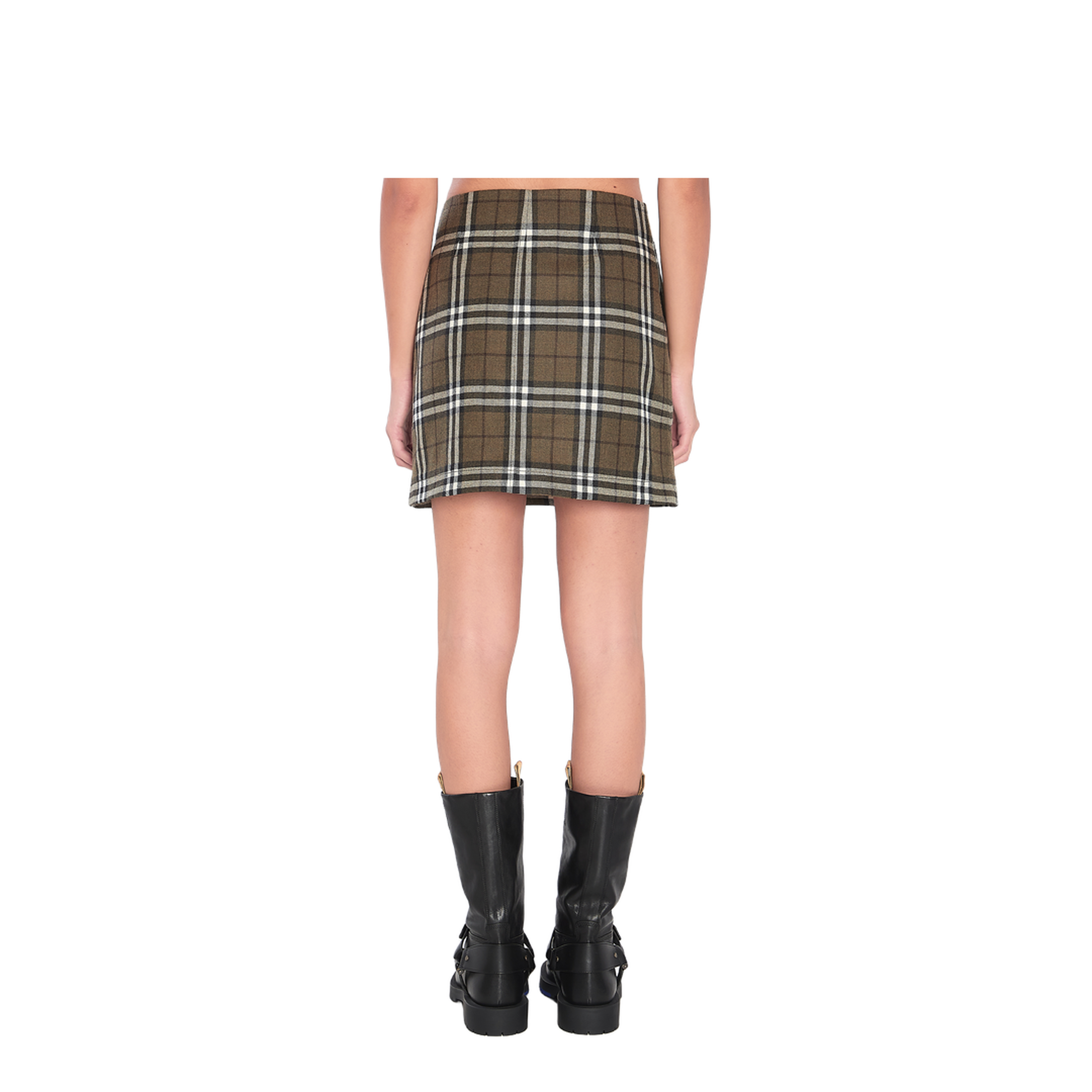 Green Check Miniskirt