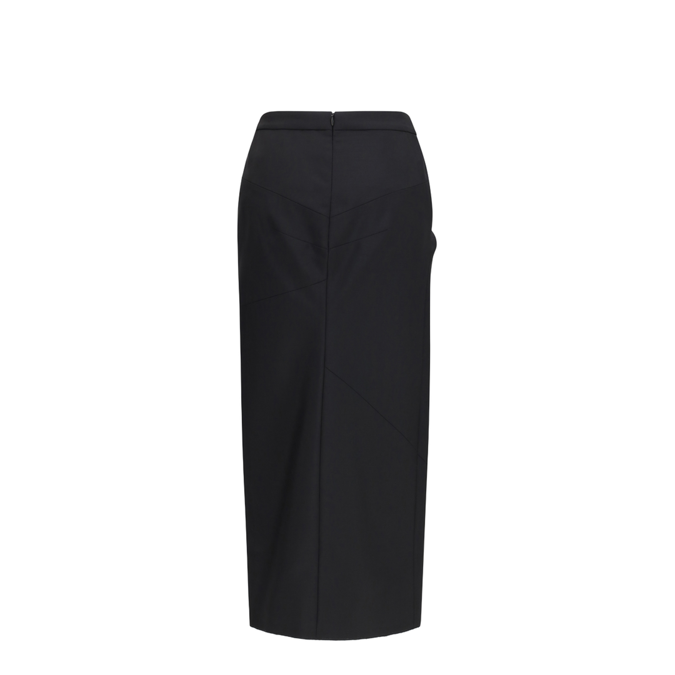 MAYFEYR - Givenchy - Draped Midi Skirt In Double-Faced Wool And Mohair - BW4130100H