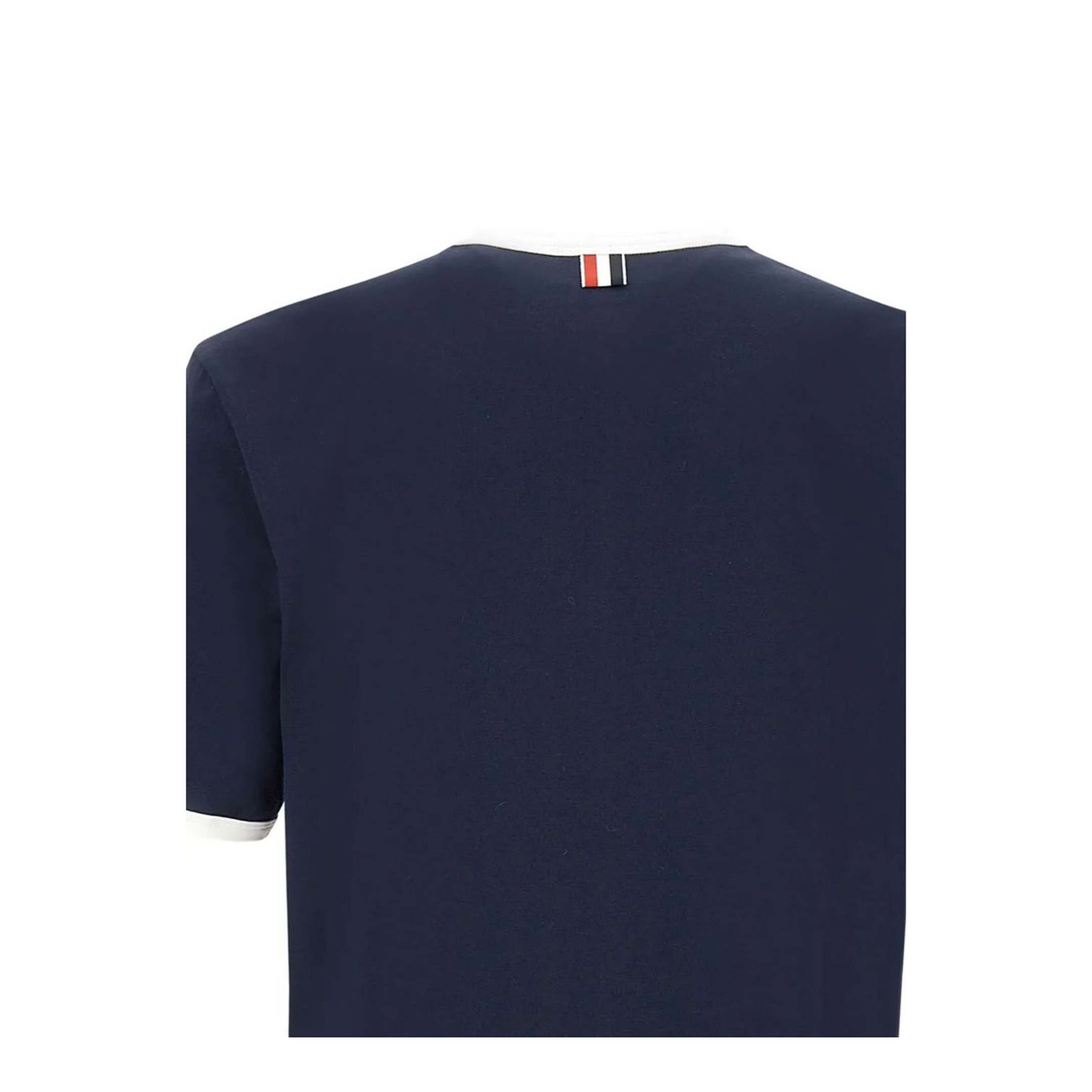 MAYFEYR - Thom Browne - Ss Ringer Tee In Medium Weight Jersey - MJS083A00042415