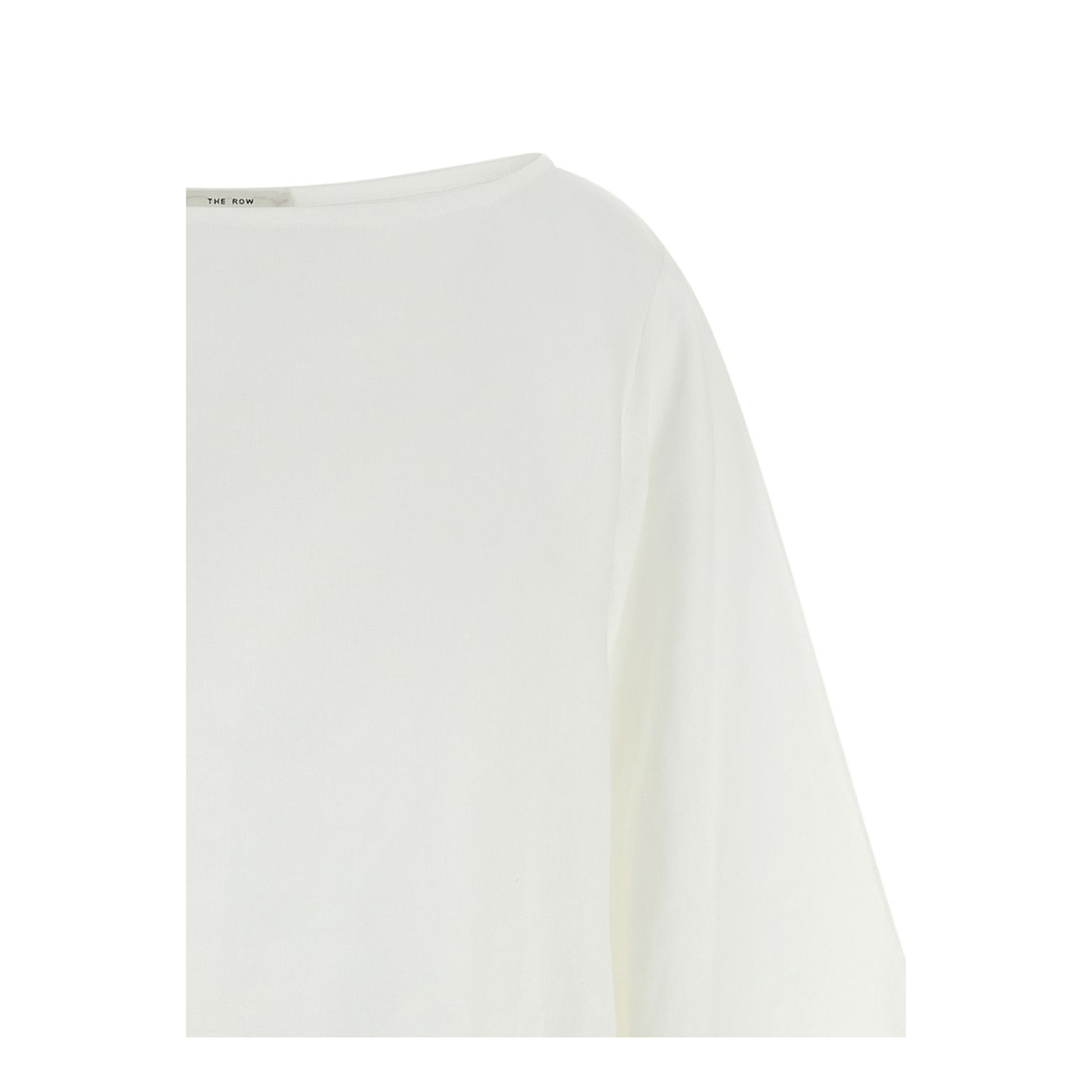 MAYFEYR - The Row - White Boat Neck Top - 10843W4357WHT