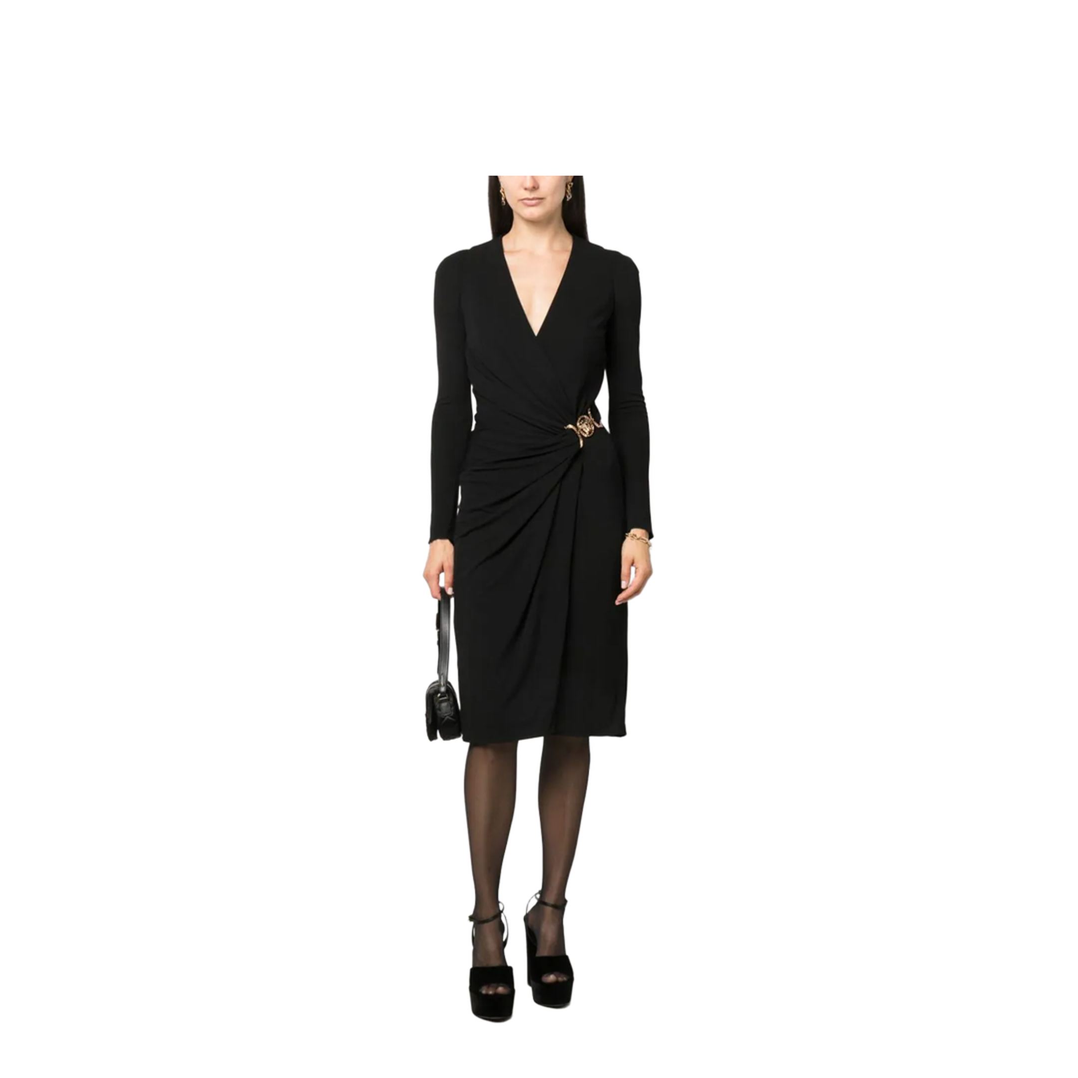 Black Stretch Viscose Dress