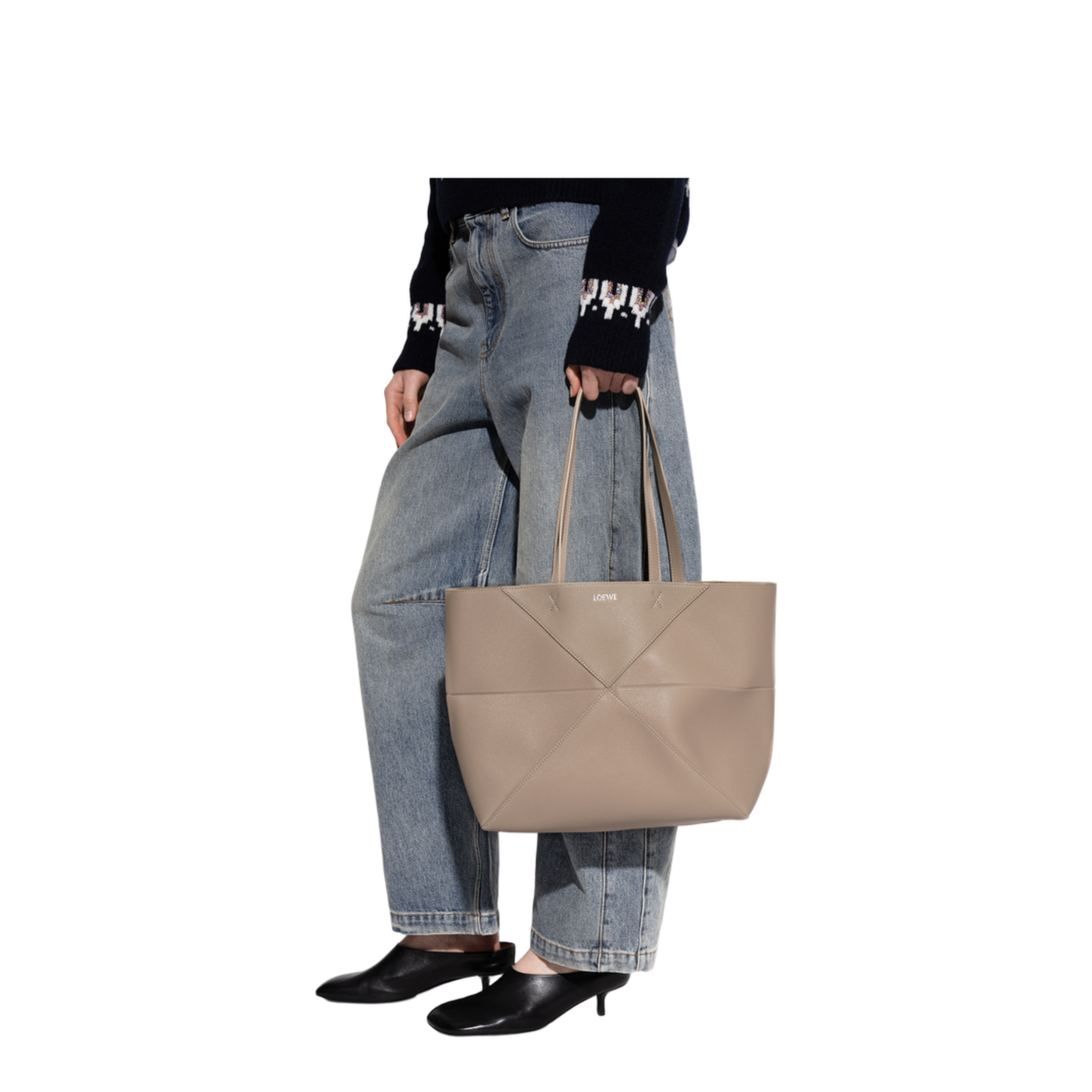 MAYFEYR - Loewe - Puzzle Fold Medium Shopper Bag - A779PEWX040CLAY