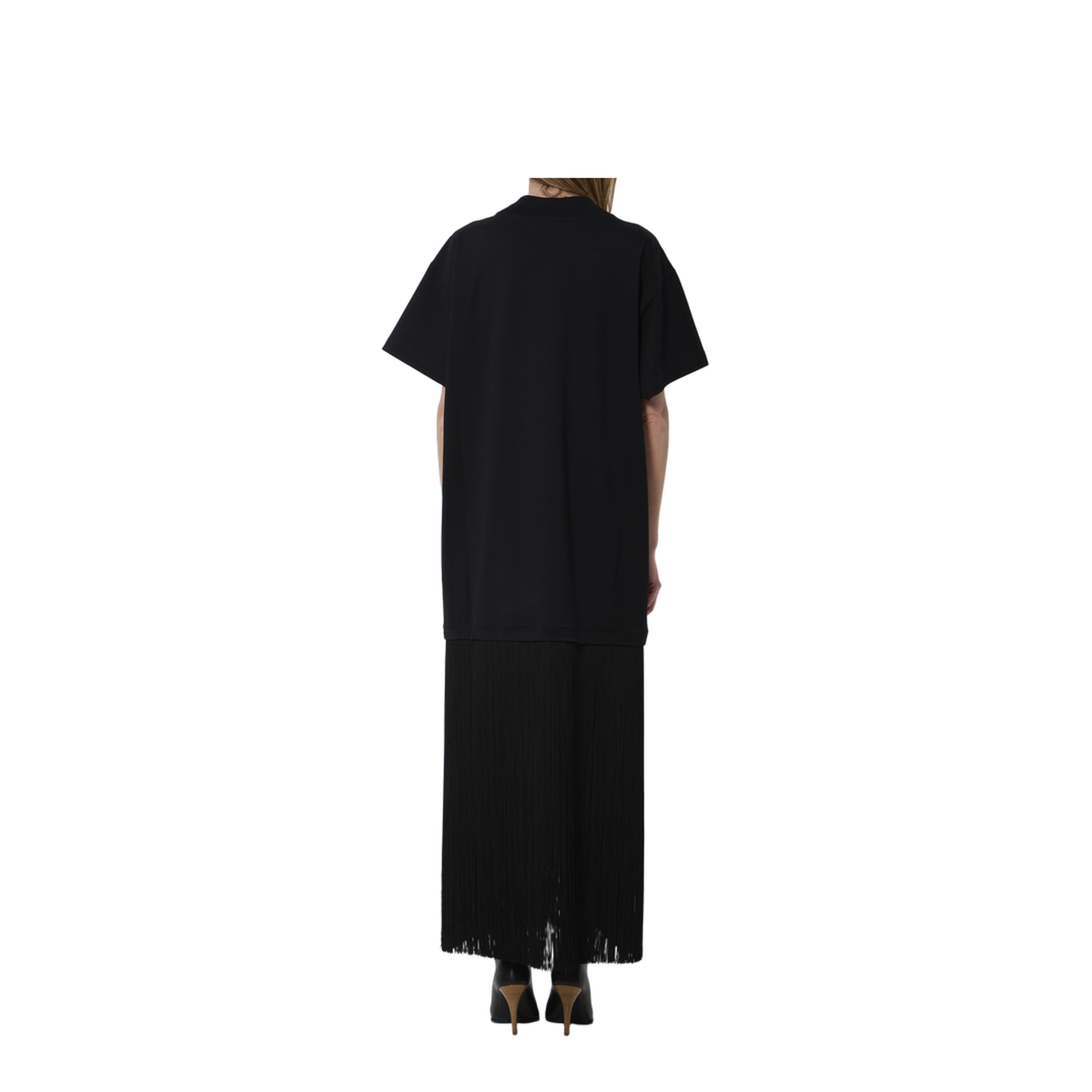 MAYFEYR - Alaia - Maxi Dress With Fringes - AA9I0029J103C999