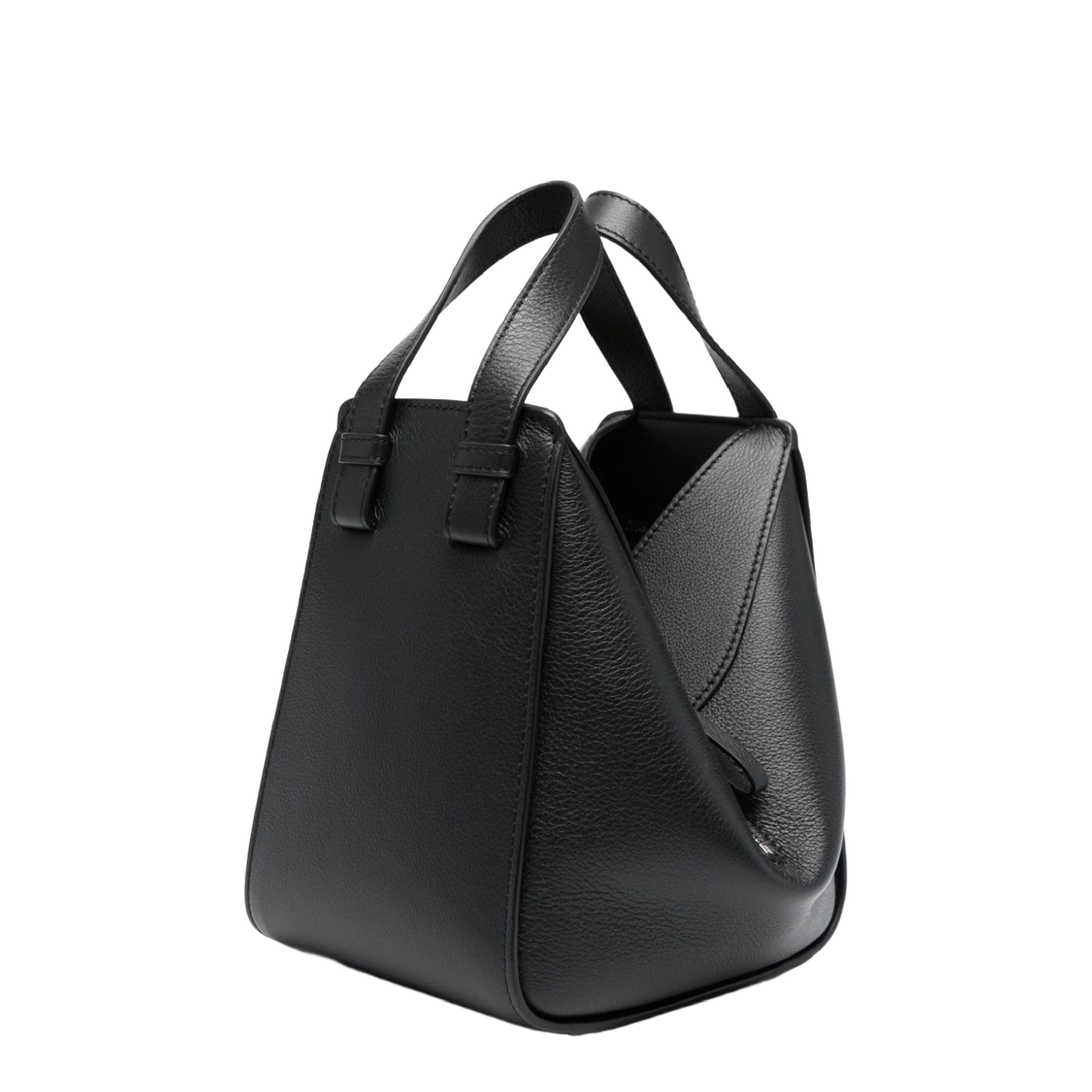 Hammock Compact Calfskin Bag - Black