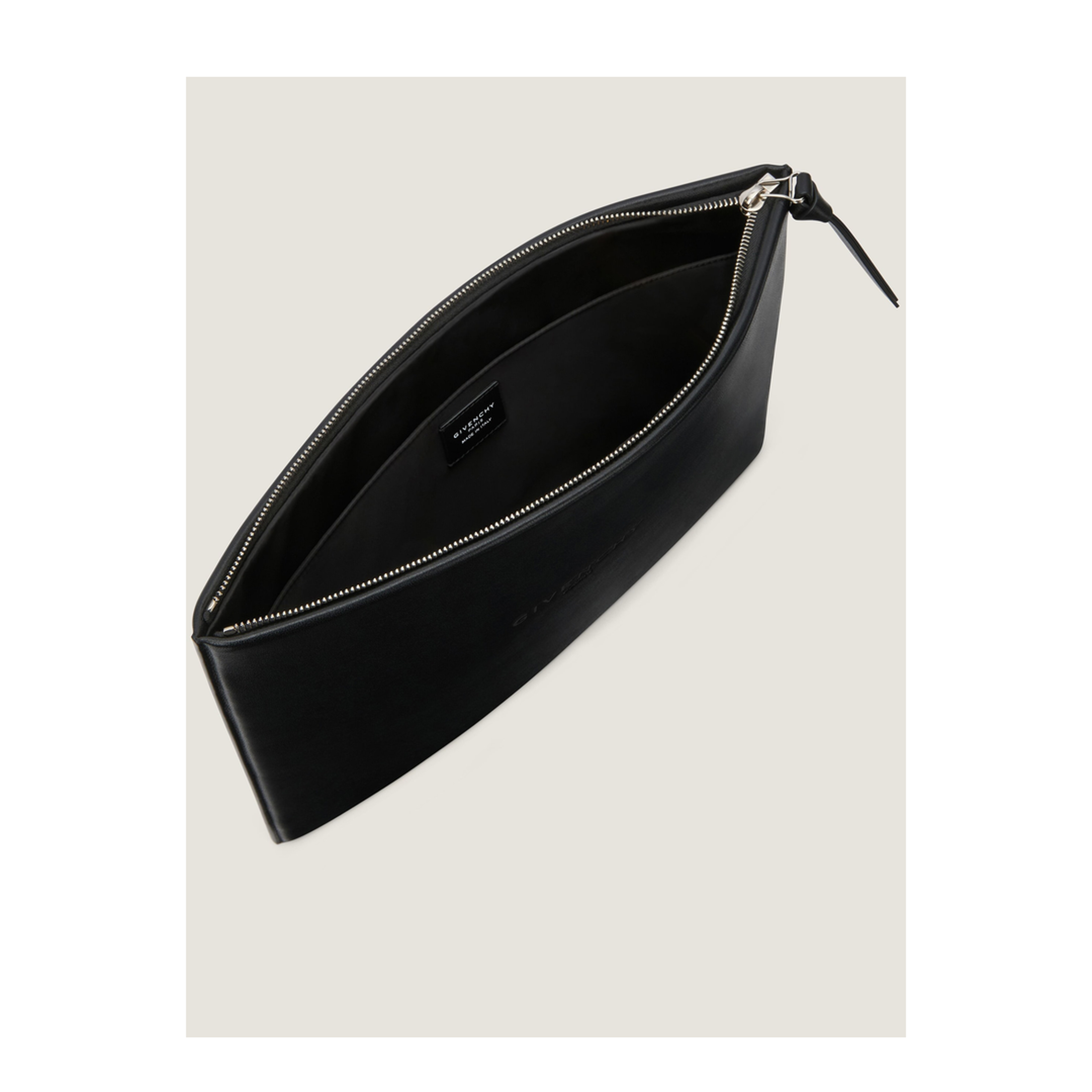 Antigona Stamped Large Clutch Bag - Black