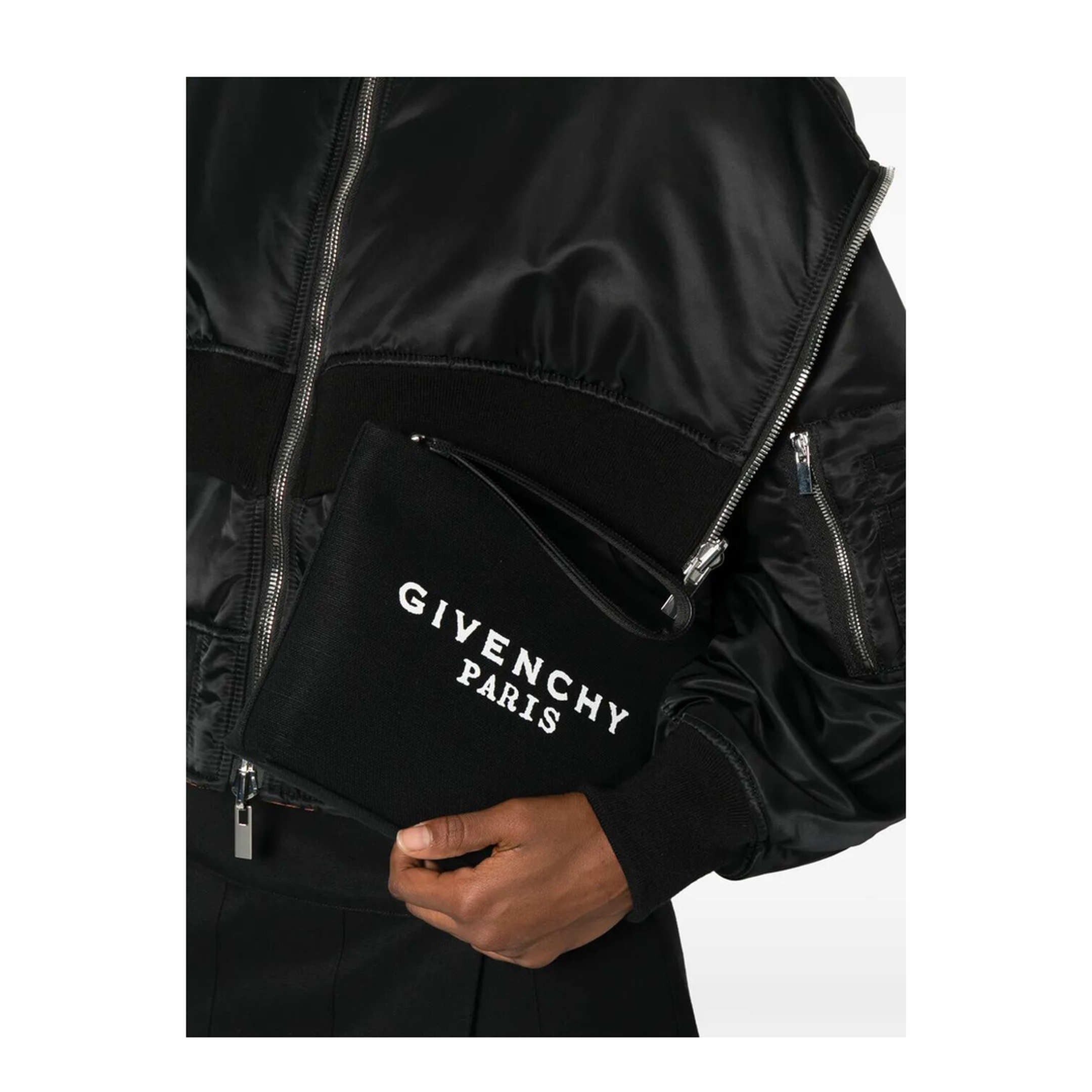 MAYFEYR - Givenchy - Canvas Pouch With Zip - BB60PNB2DS
