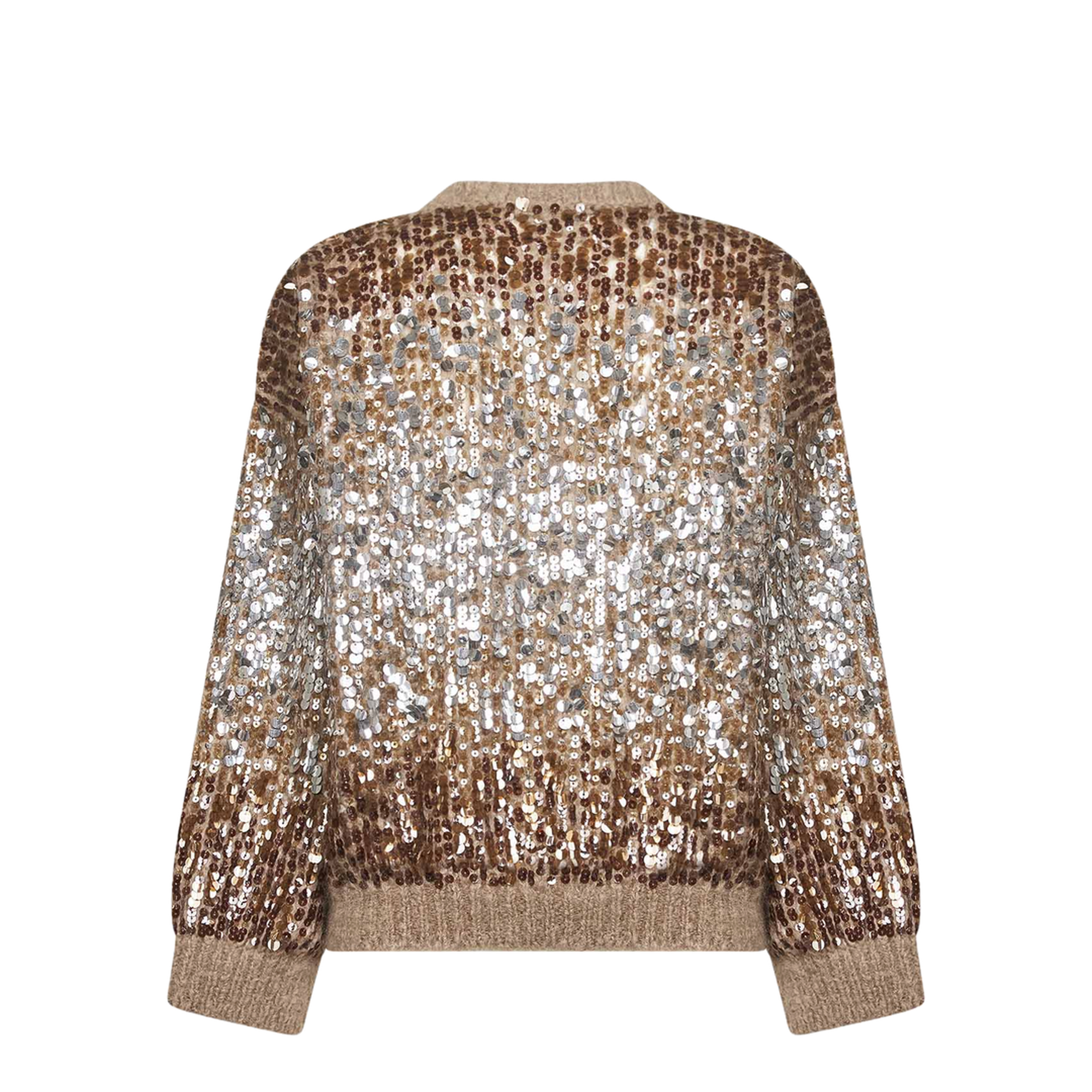 Ombré-Effect Sequin-Embellished Sweater