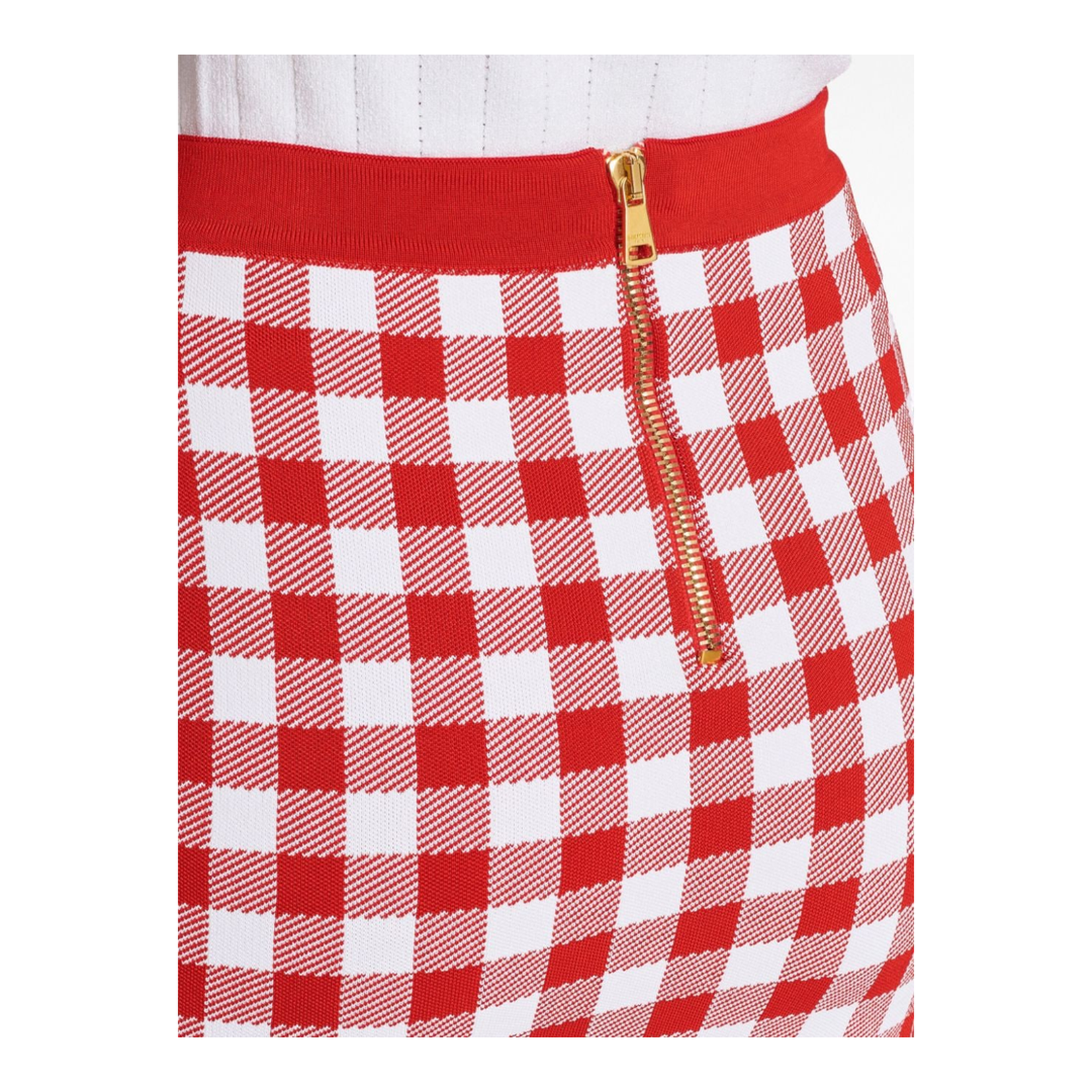 Gingham Mini Skirt