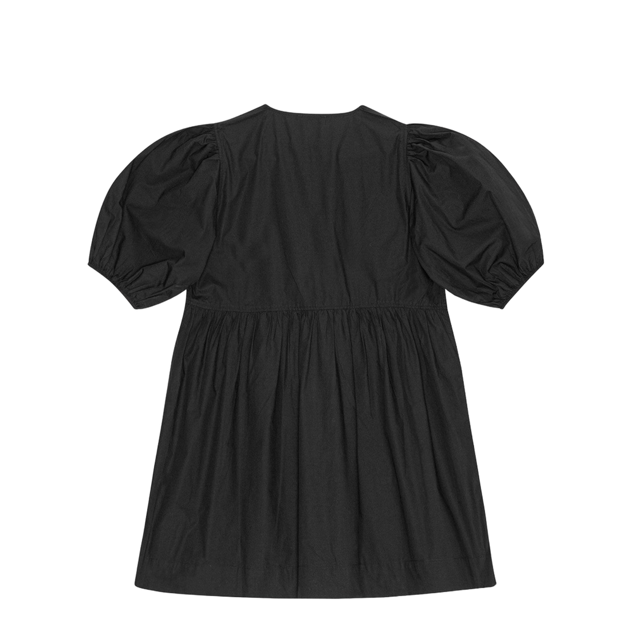 Tie String Poplin Mini Dress