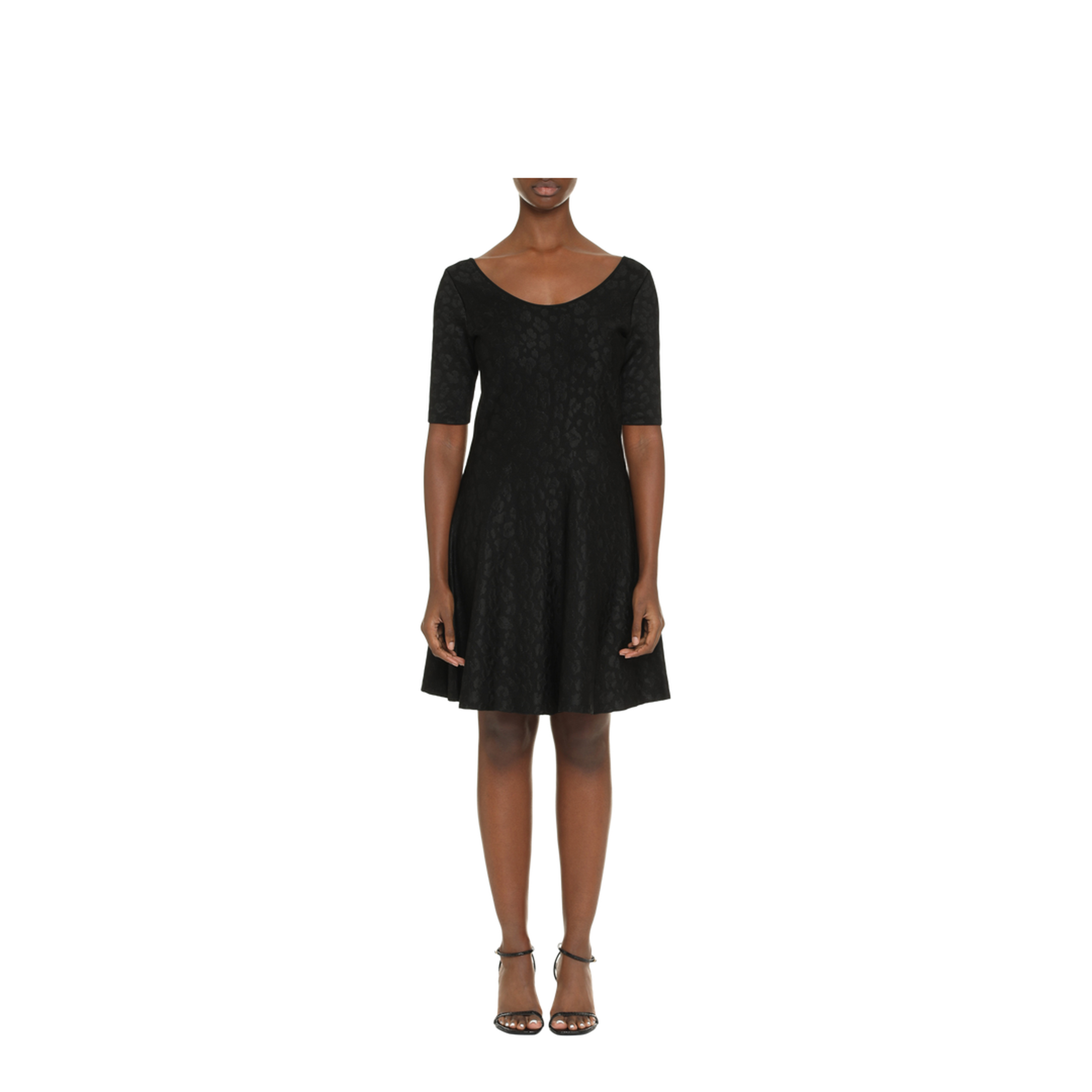 Jacquard Knit Mini-dress
