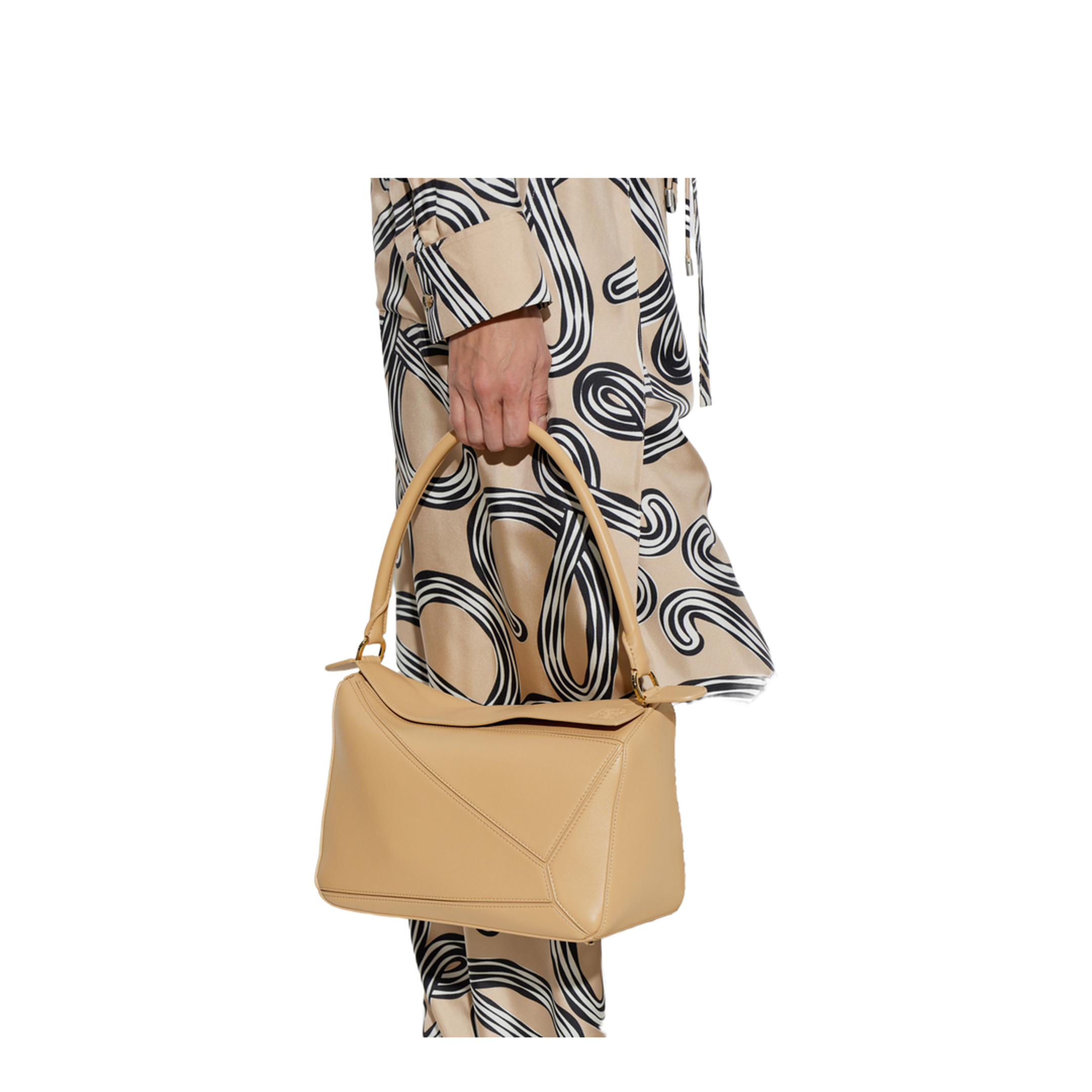 MAYFEYR - Loewe - Puzzle Medium Bag - A510PLMX020SILKBEIGE