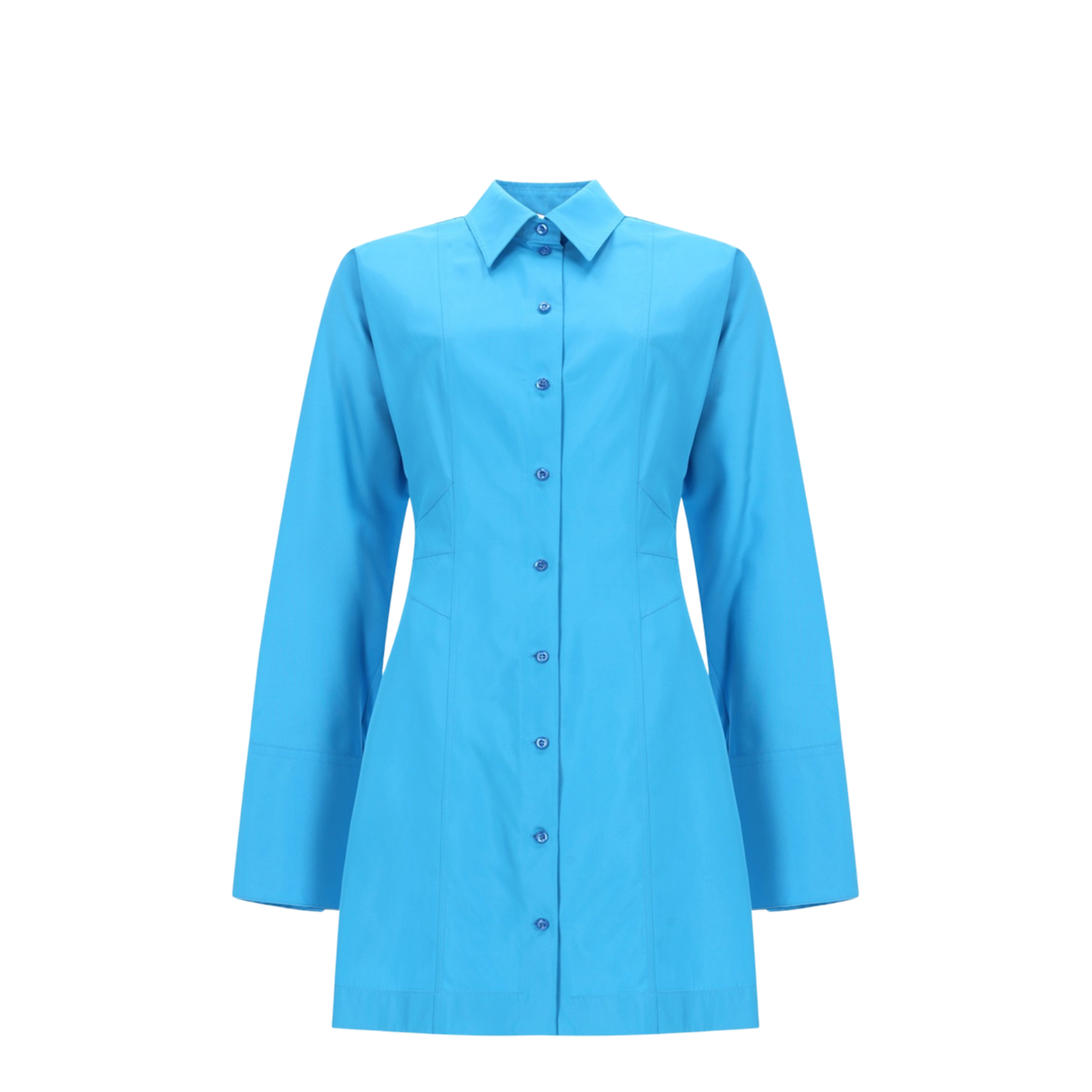 Light Blue Technical Viscose Dress