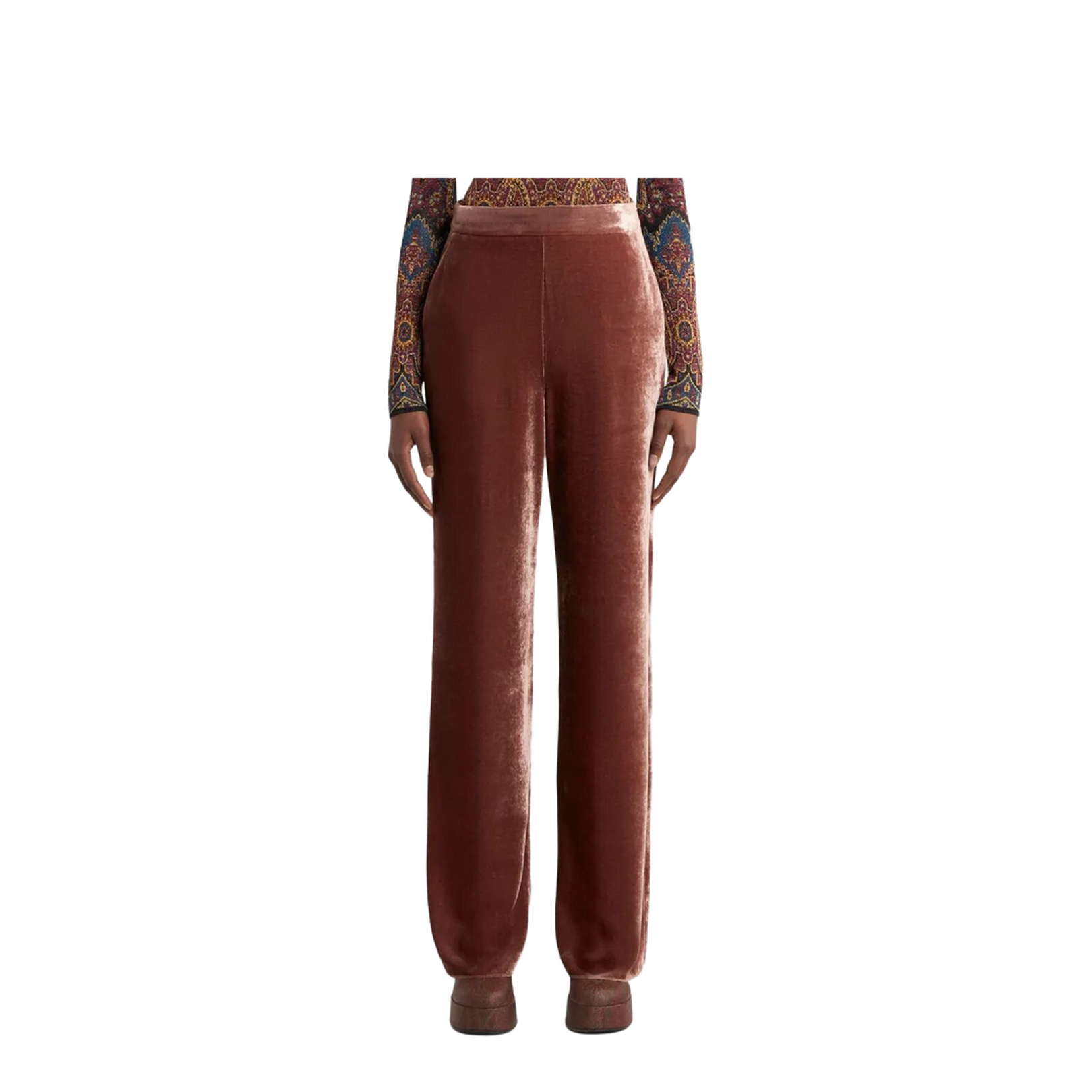 Velvet Palazzo Trousers