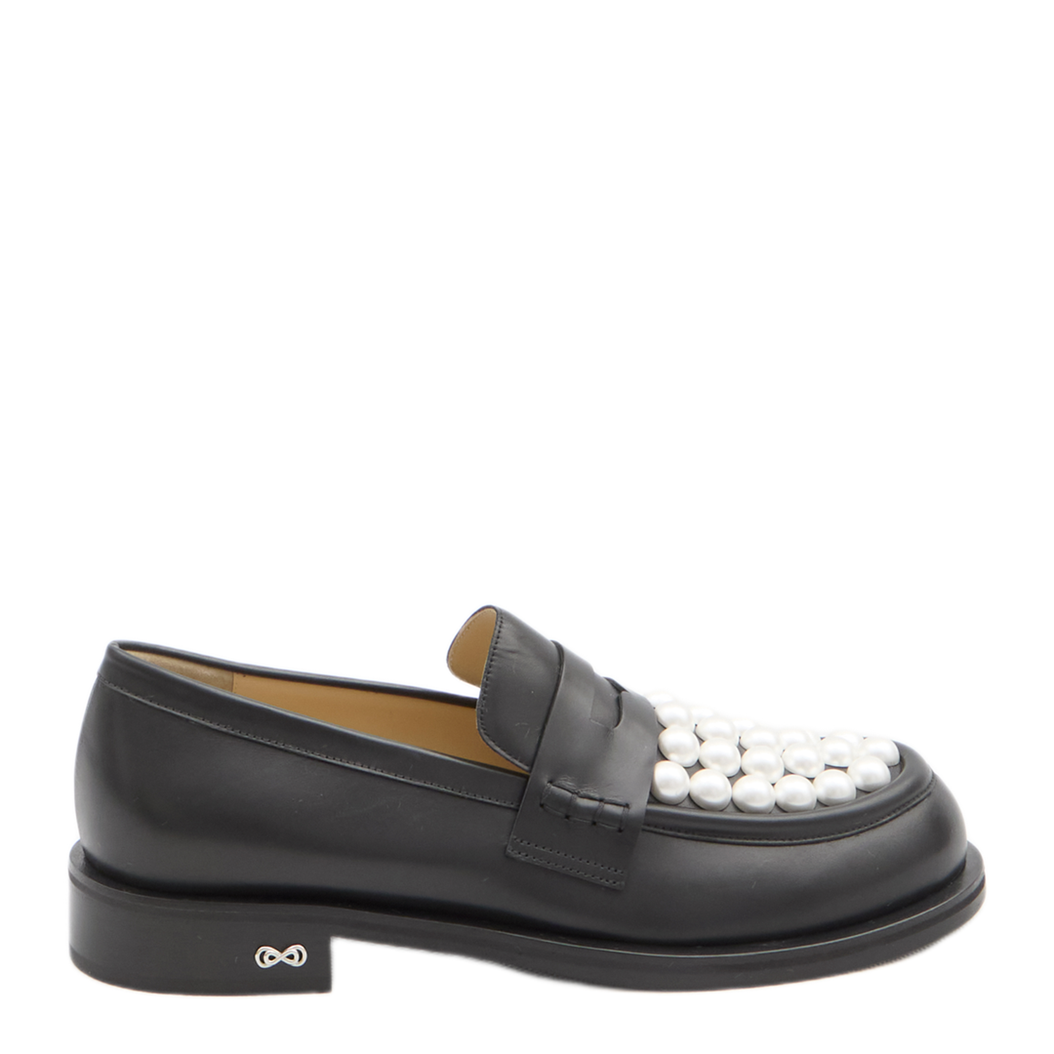 MAYFEYR - Mach & Mach - Sirene Loafers In Black Leather - PF24-S0776-30CLFB02
